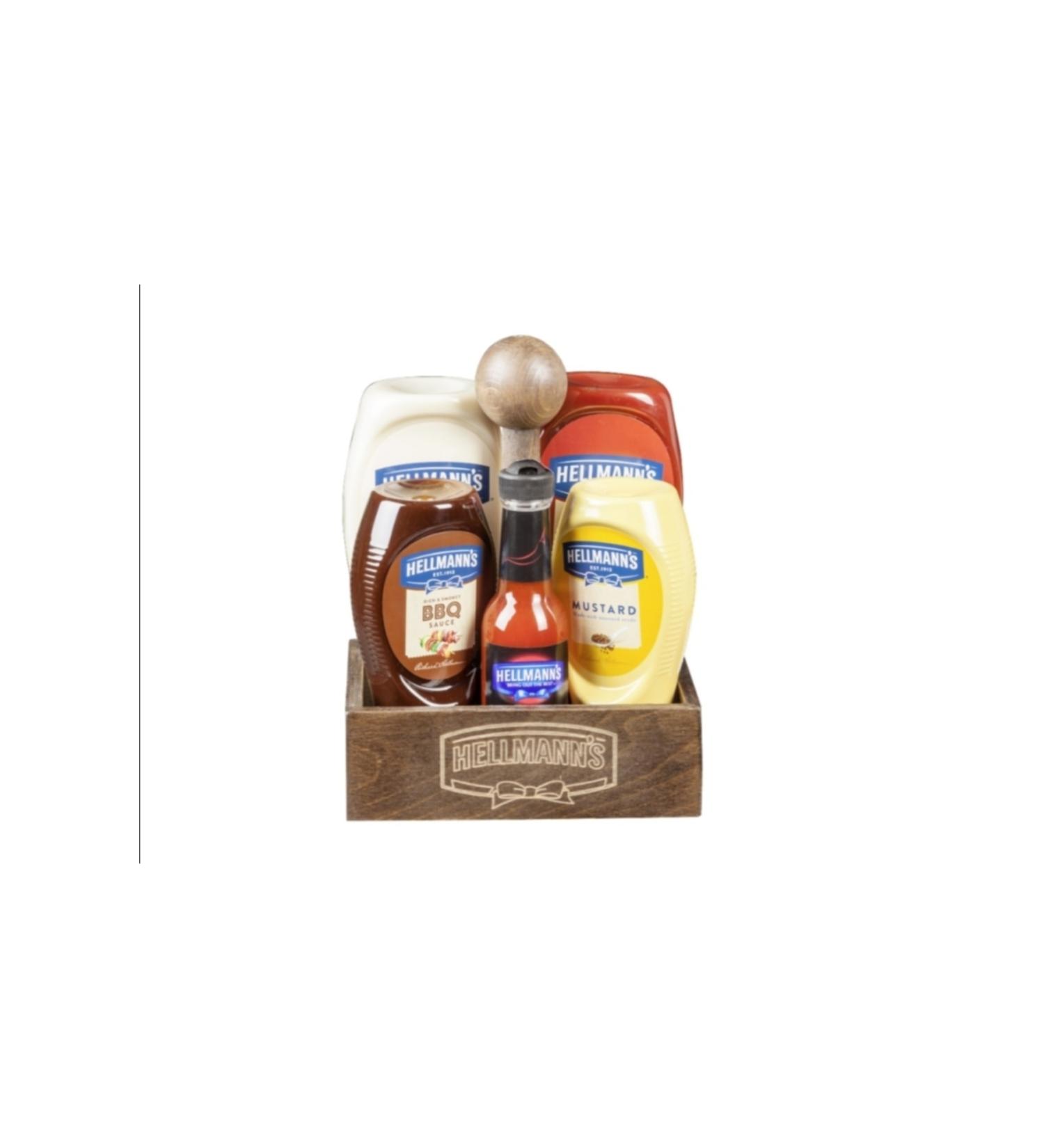 Hellmann's Wood Sherli 5-Piece Sauce