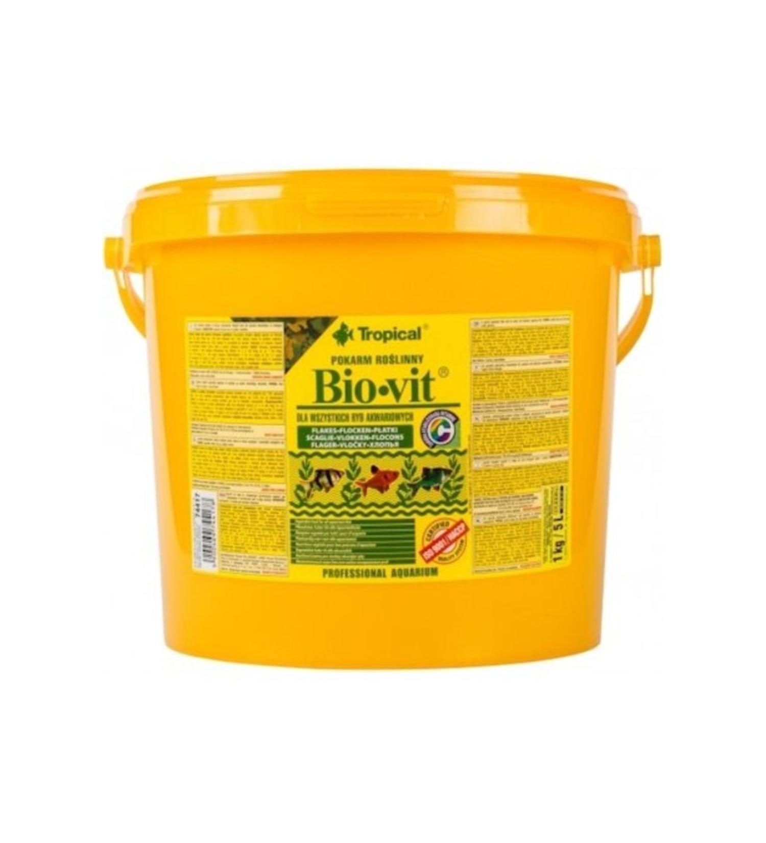 Tropical Bio-vit Herbal Flake Food 100 Gr.