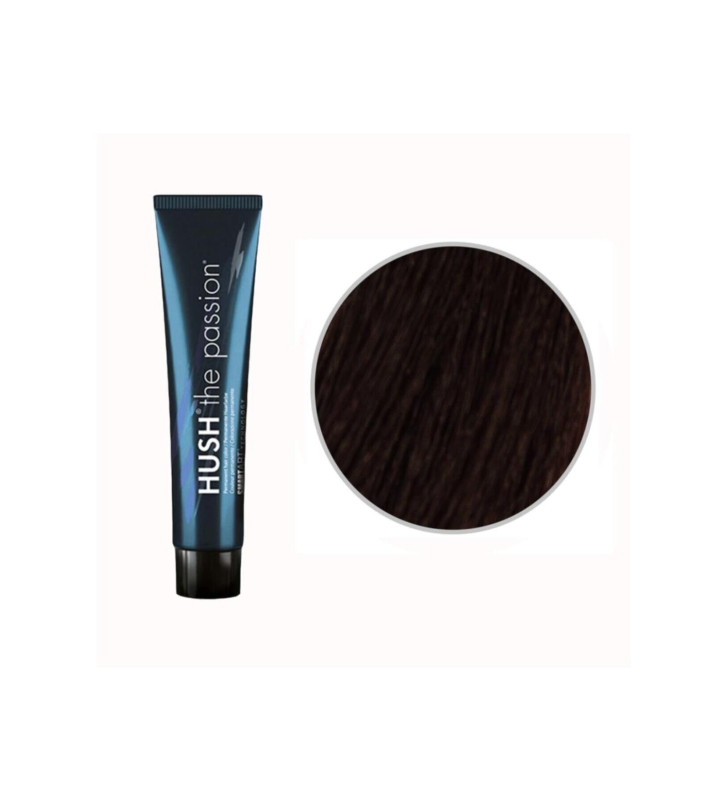 HUSH The Passion Smartart Hair Dye 4/8 Brown Violet)Non-oxidant. 60ml - Buy Online on GoSupps.com