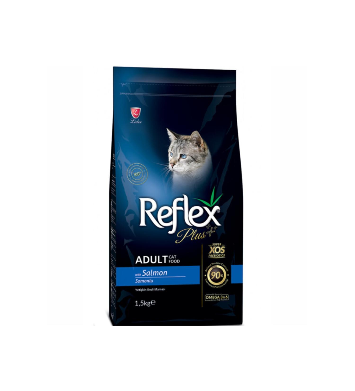 Reflex Plus Adult Cat Food with Salmon 1.5 Kg