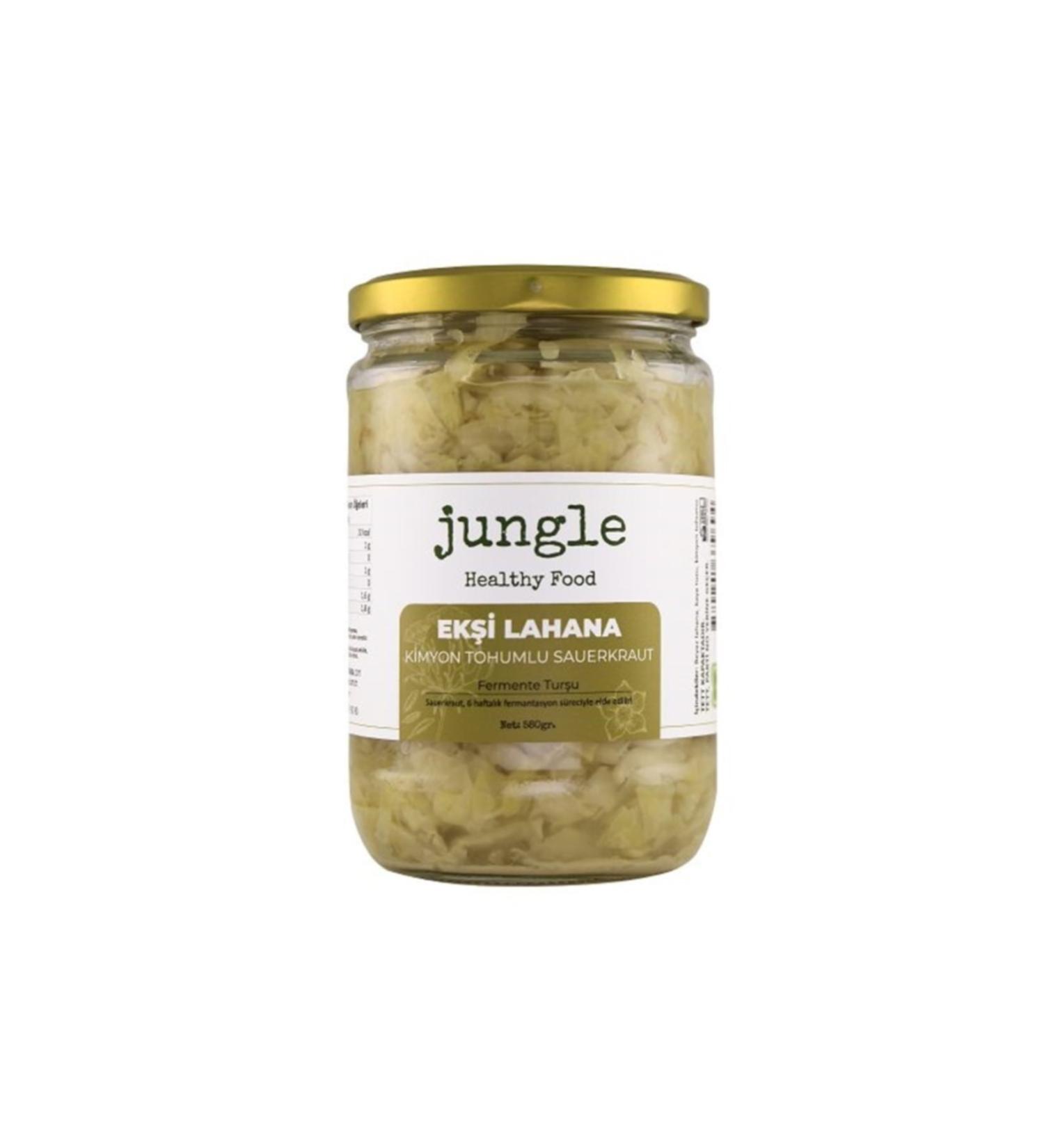 Jungle Healthy Food Sauerkraut with Caraway Seeds
