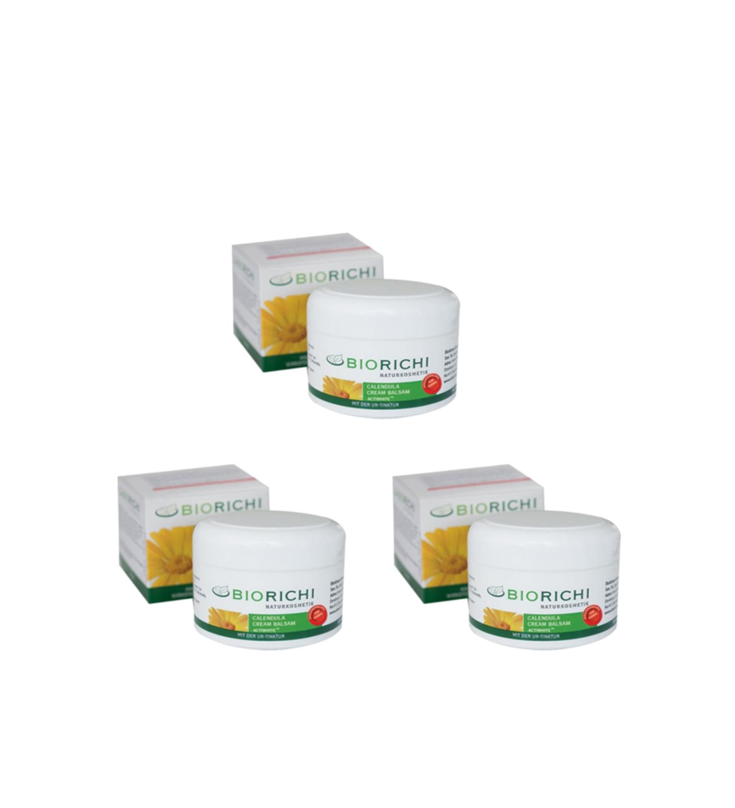 Biorichi Calendula Balsam Cream 100ml Set of 3 Same Day Shipping