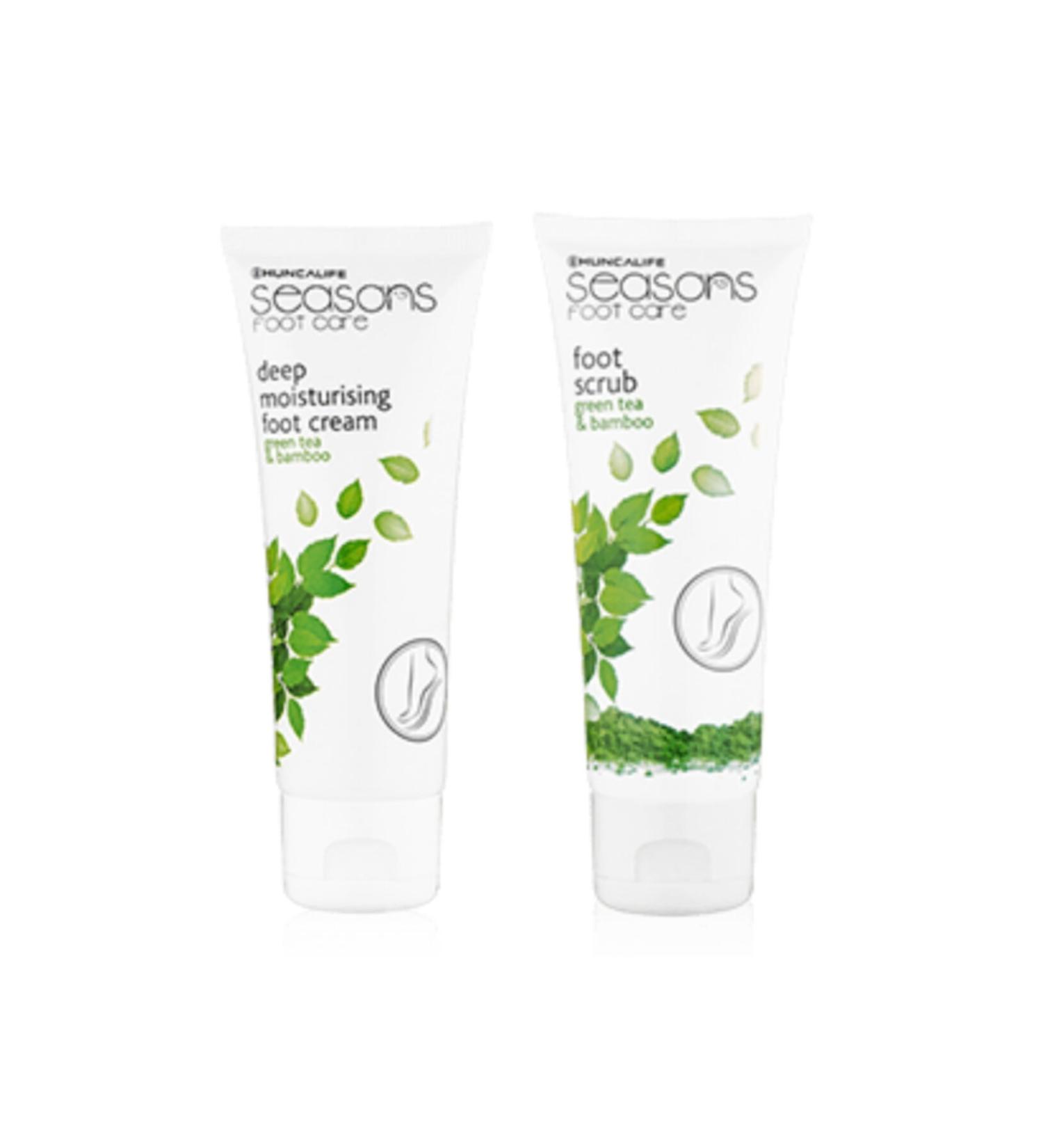 Huncalife Seasons Foot Softening Cream + Peeling 75 Ml 2 Piece Set