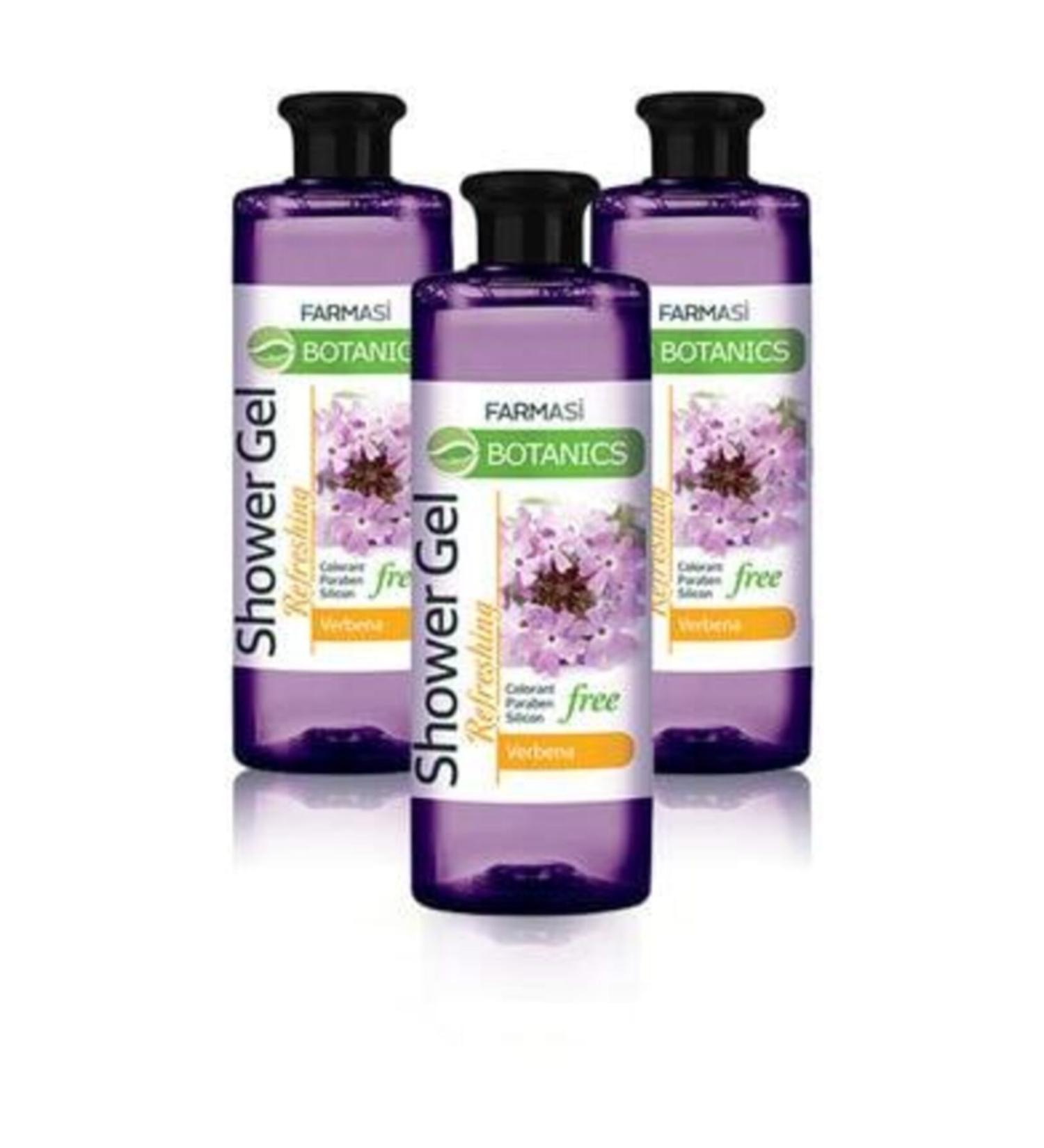 Farmasi Botanics Verbena Extract Refreshing Shower Gel-500 Ml 3 Pieces