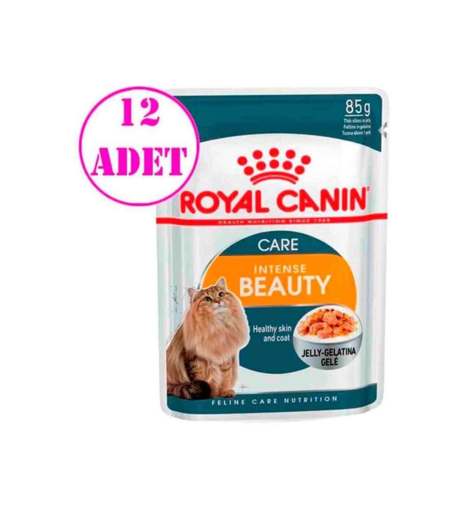Royal Canin Intense Beauty Jelly 85 Gr 12 Pieces