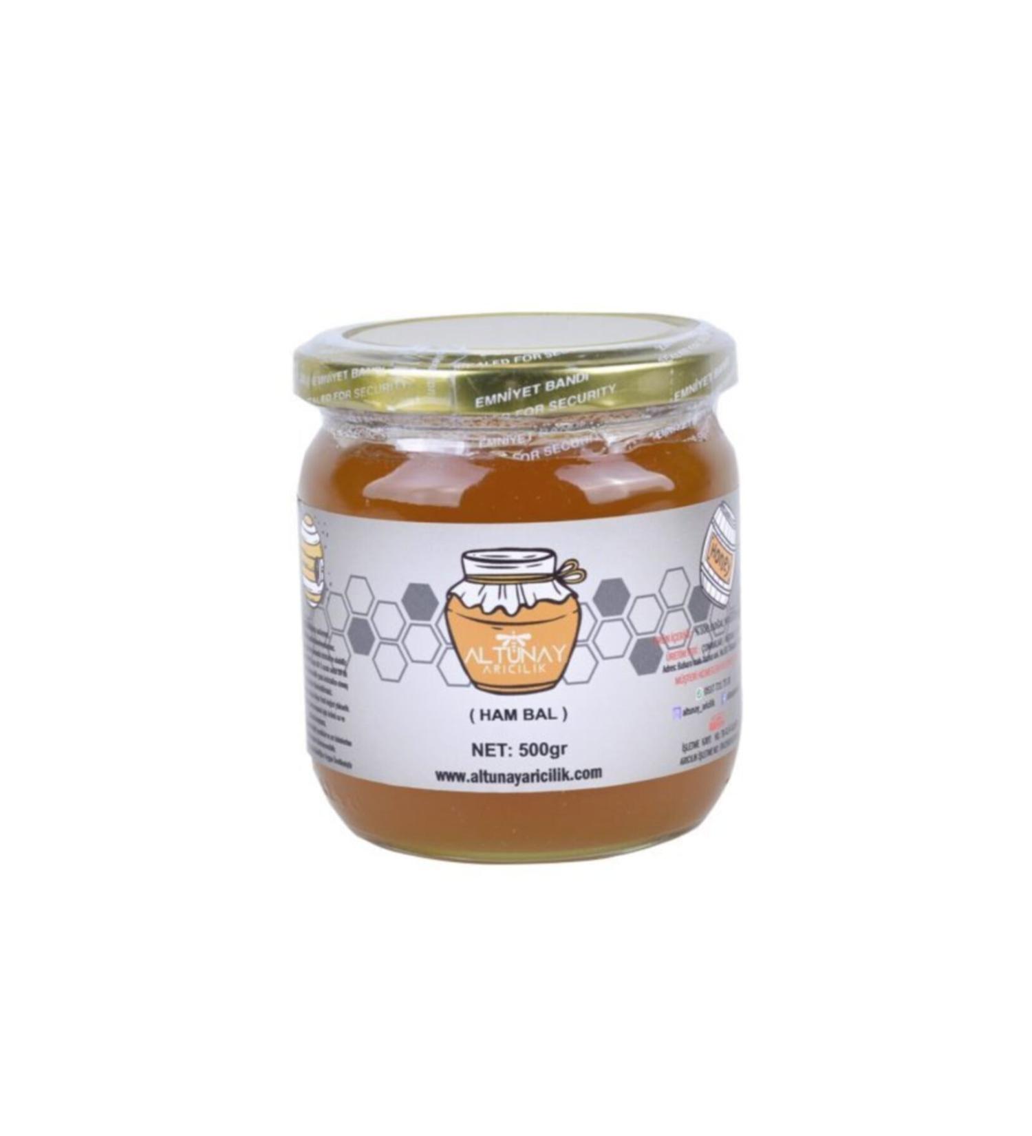 ALTUNAY Raw Yayla Flower Honey 500 Gr