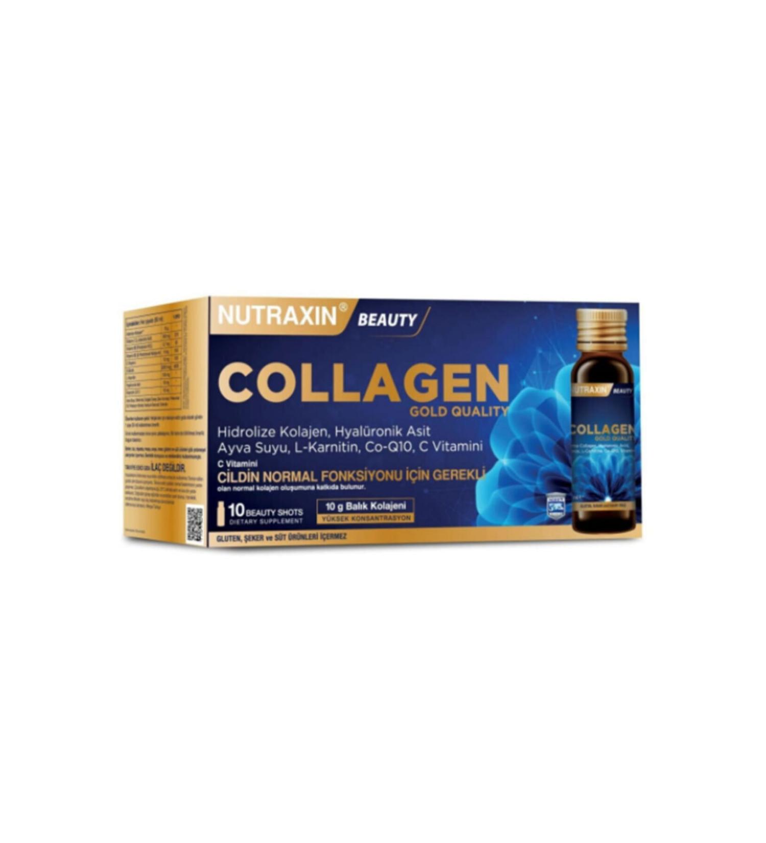 Nutraxin Gold Collagen 50 Ml 10 Shots