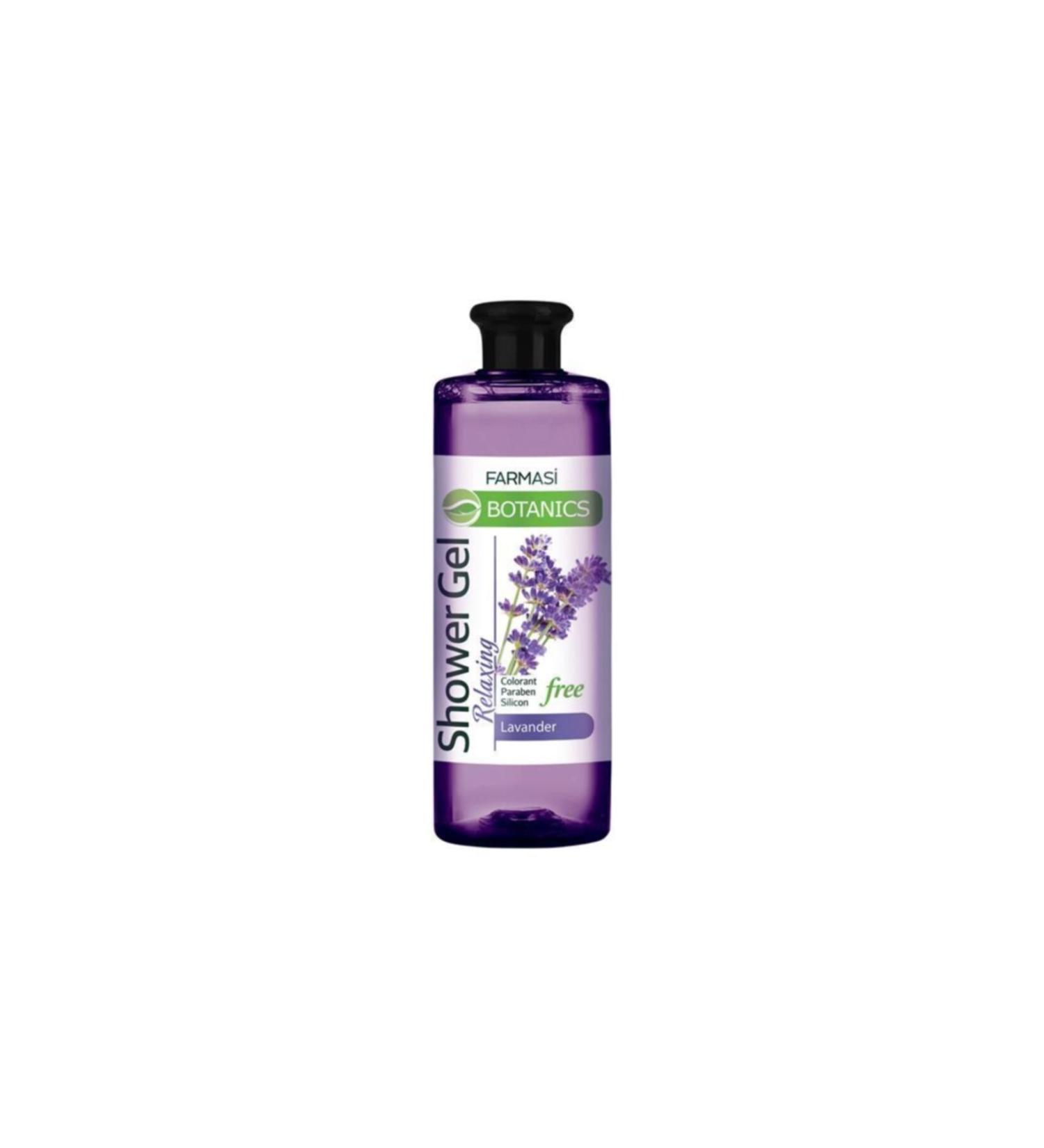 Farmasi 2-Pack Botanics Lavender Relaxing Shower Gel 500 Ml