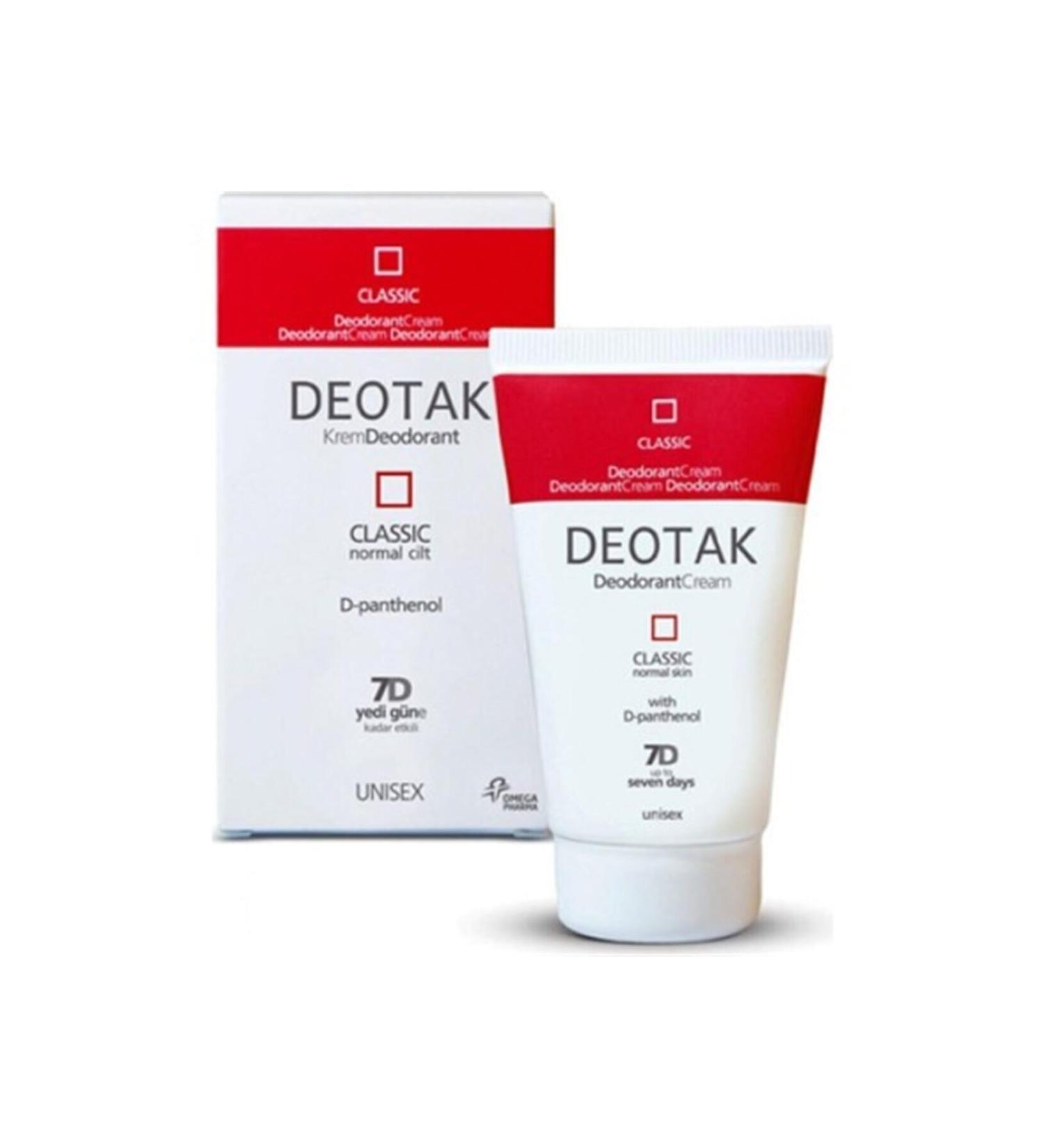 Deotak Cream Deodorant Classic 35ml
