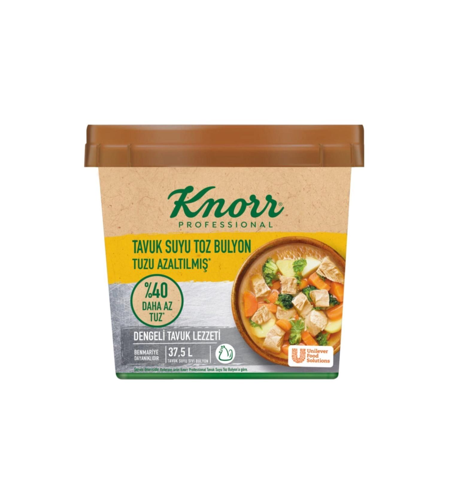 Knorr Chicken Bouillon Reduced Salt 750g