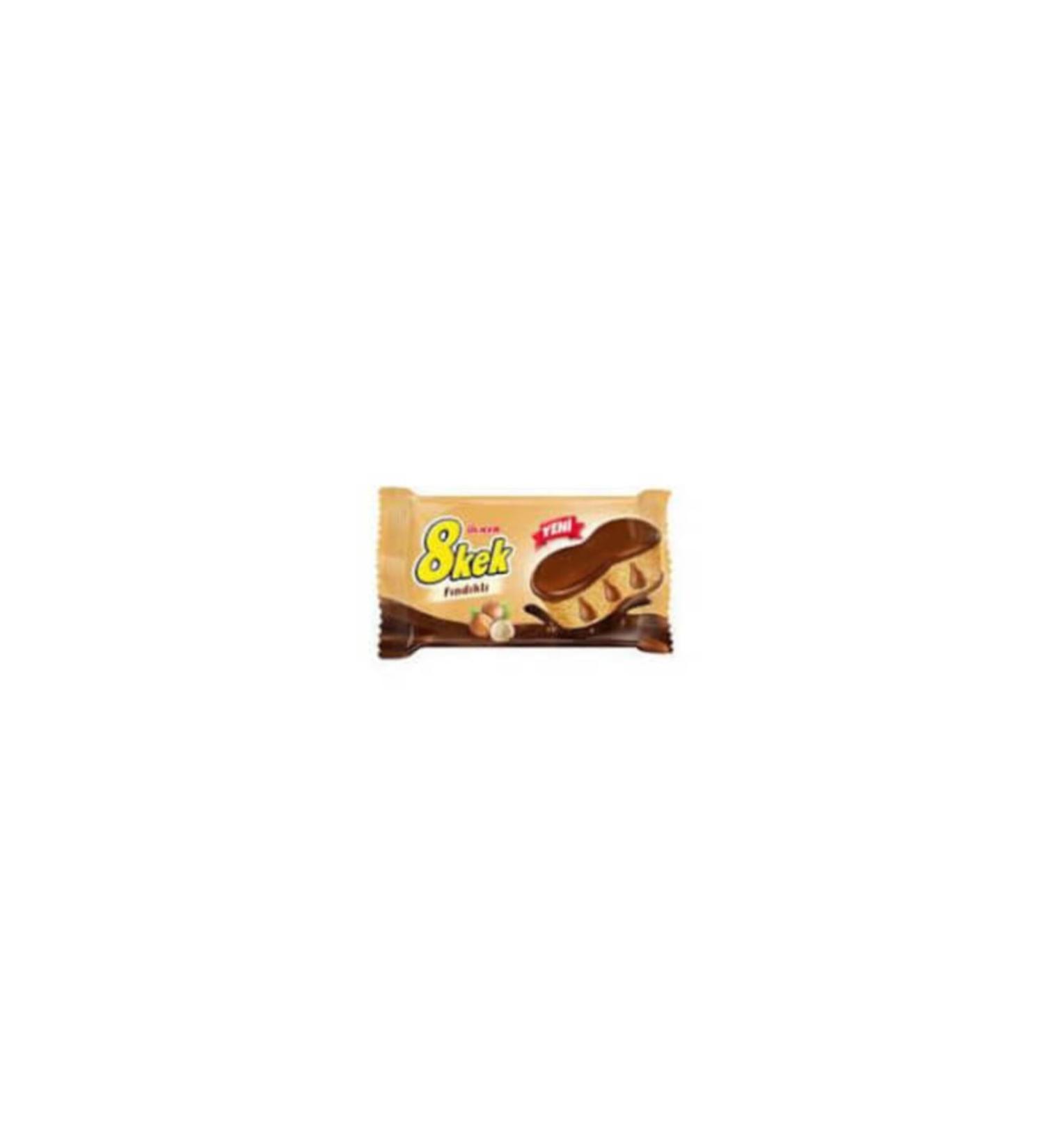 Ulker Dankek Eight Cakes with Hazelnut 52gr X 24 Pieces