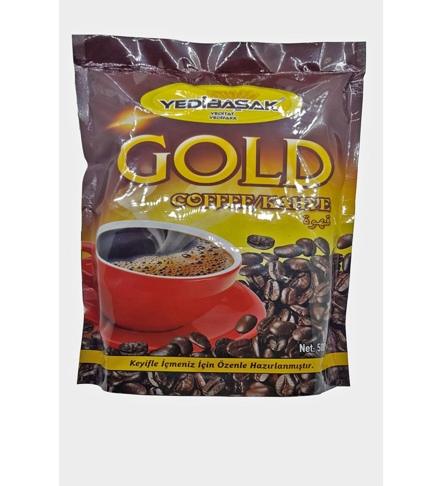 YED BA AK YED TAT Gold Coffee