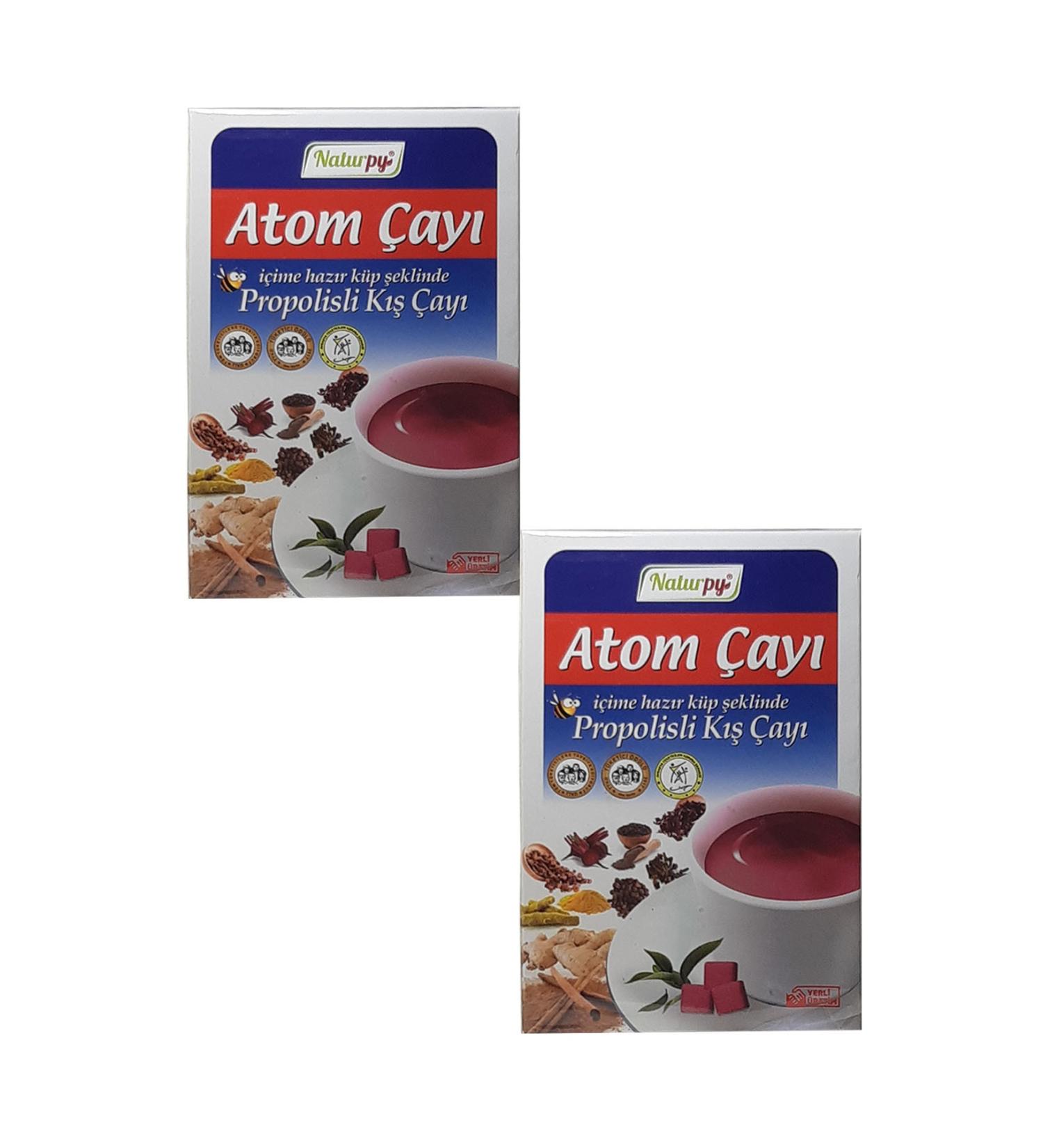 Naturpy Atom Tea Propolis Natural Flavor 150 Gr 2 Pieces