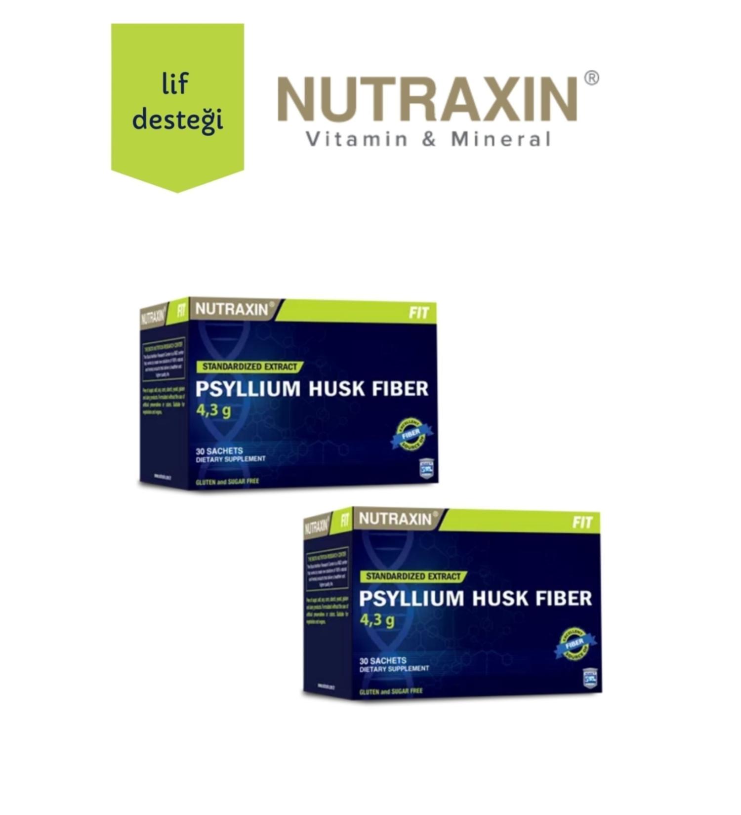 Nutraxin Psyllium Husk Fiber 30 Sachets | 2 Boxes X 30 Sachets Set Advantageous Price