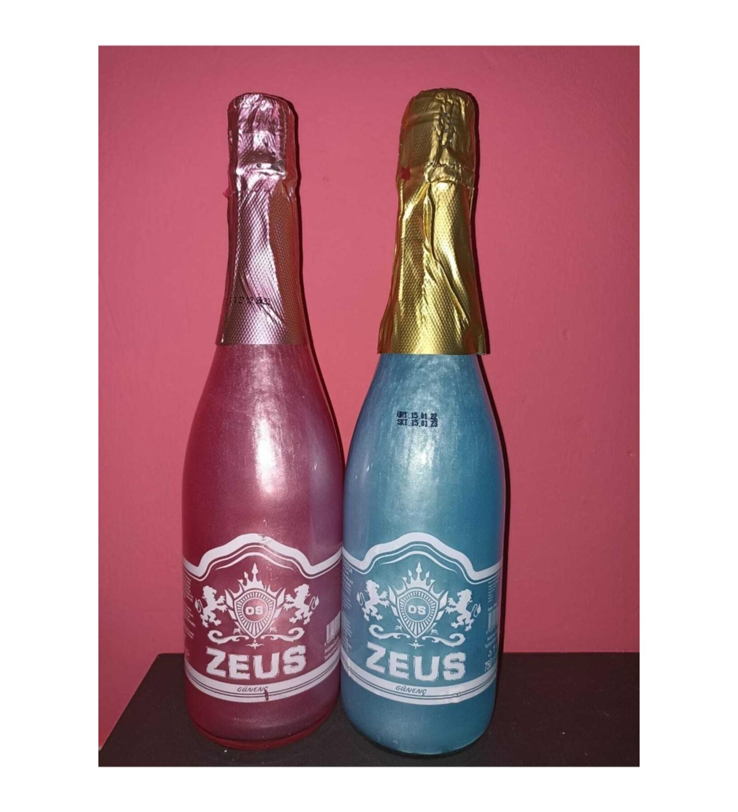 OS ZEUS Non-Alcoholic Champagne Strawberry & Blueberry Pineapple Flavored Drink