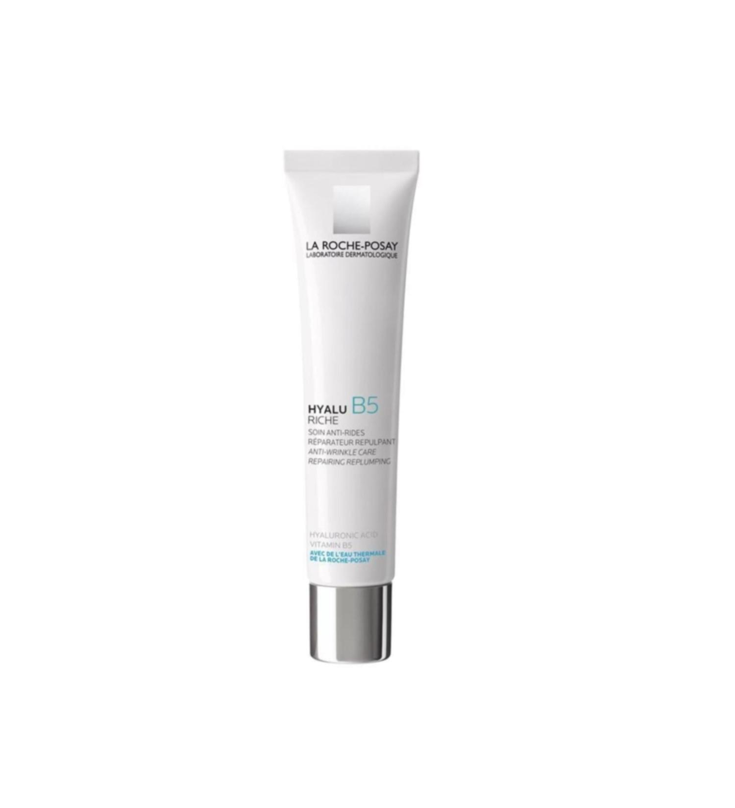 La Roche Posay Hyalu B5 Riche - Plumping Moisturizing Nourishing Face Cream for Sensitive and Dry Skin 40 Ml