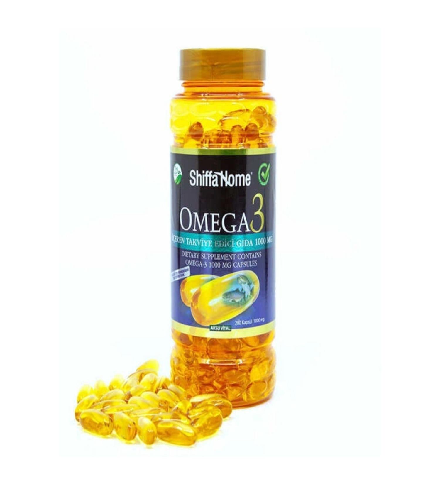 Shiffa Home Omega-3 Fish Oil Epa Dha 1000 Mg 200 Softgel Aksuvital - Buy Online on GoSupps.com