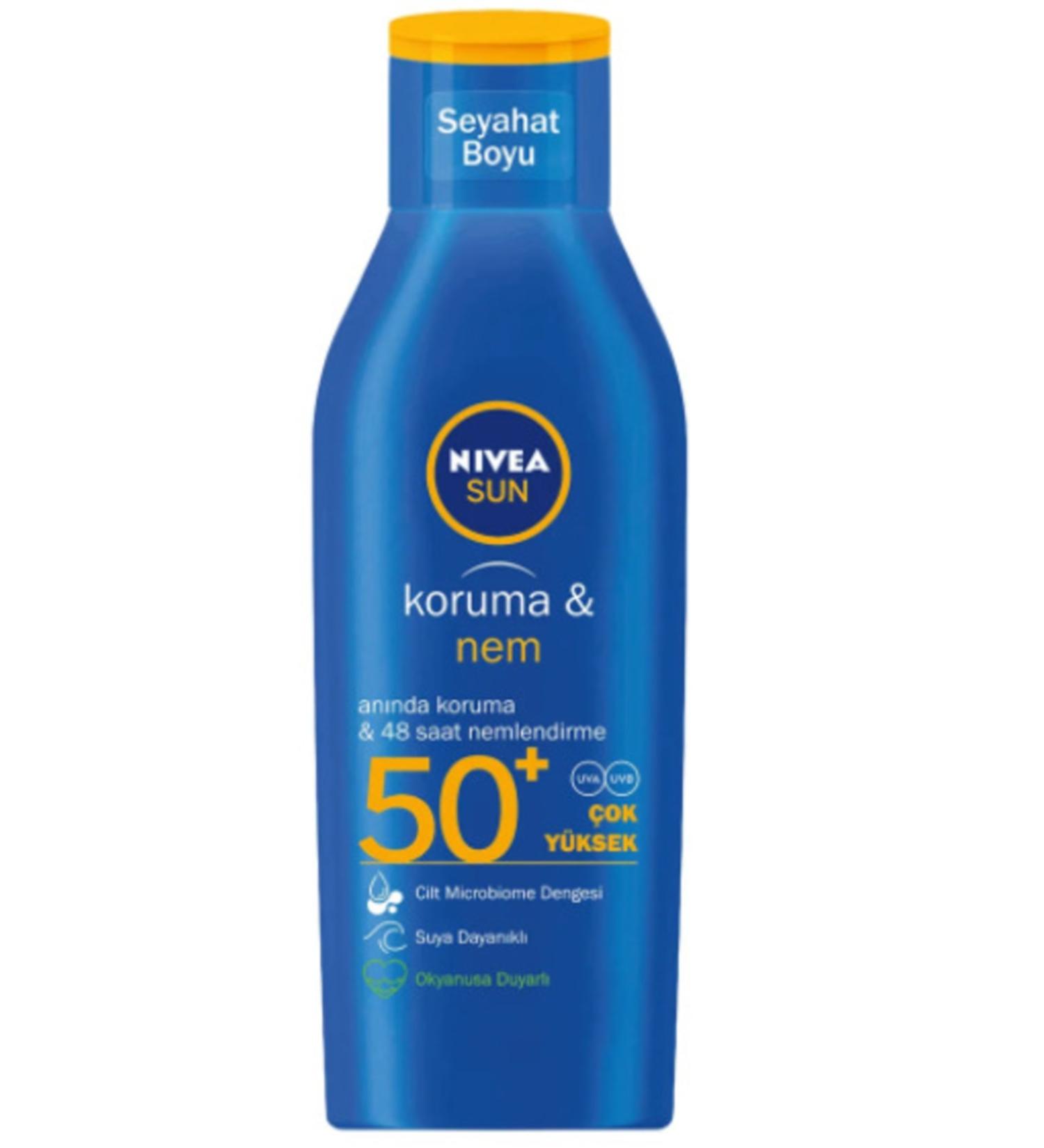 NIVEA Protection and Moisture Sun Lotion Spf 50+ 100 ml