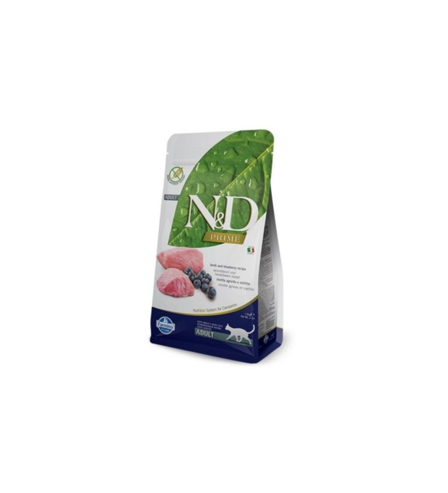 N & D Prime Lamb Adult Cat Food 1.5 Kg