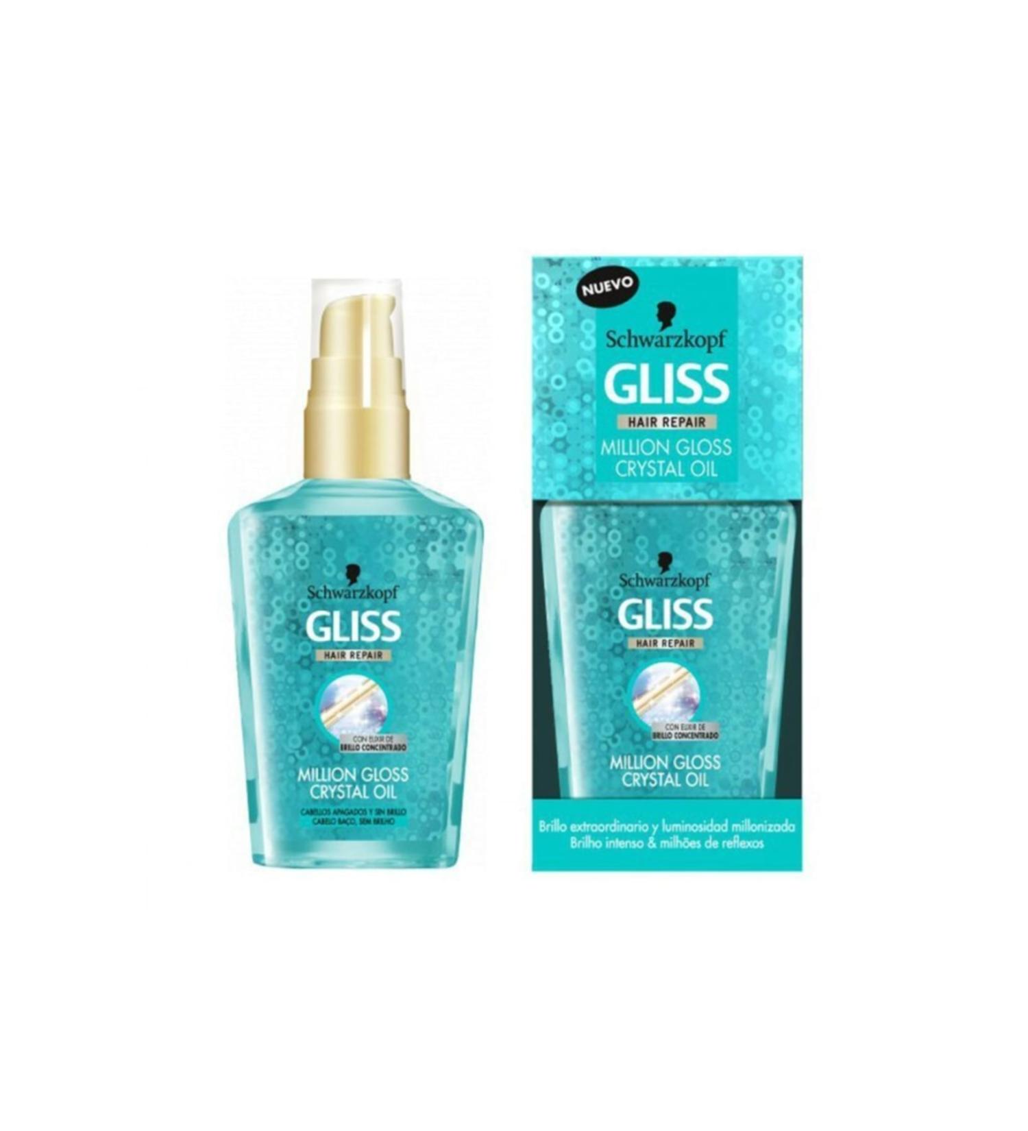 Gliss Million Gloss Crystal Oil Hair Care Oil 75 Ml