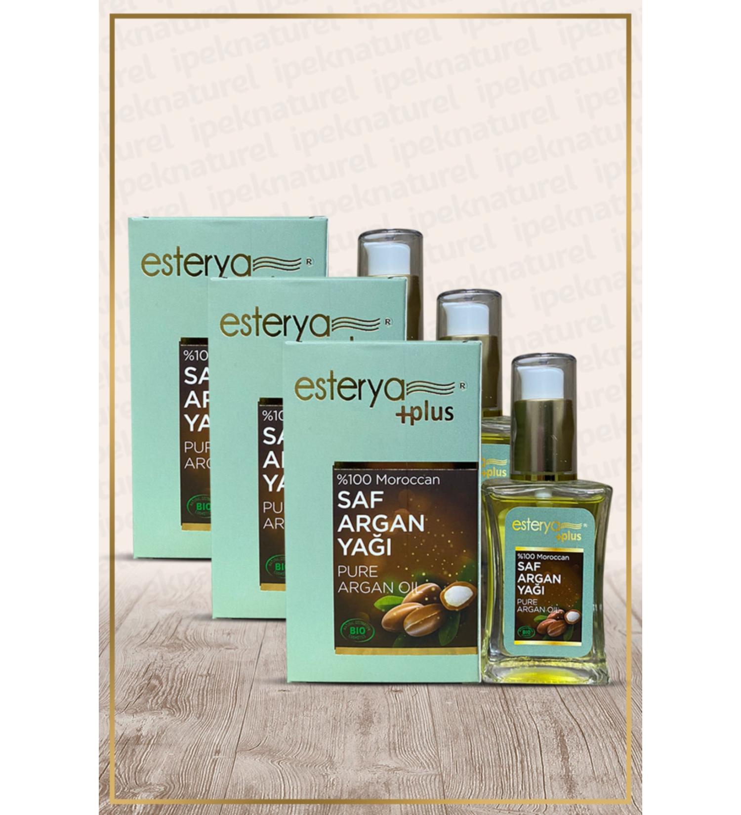 Esterya Plus 0 Moroccan Pure Argan Oil 30 Ml 3 Pieces