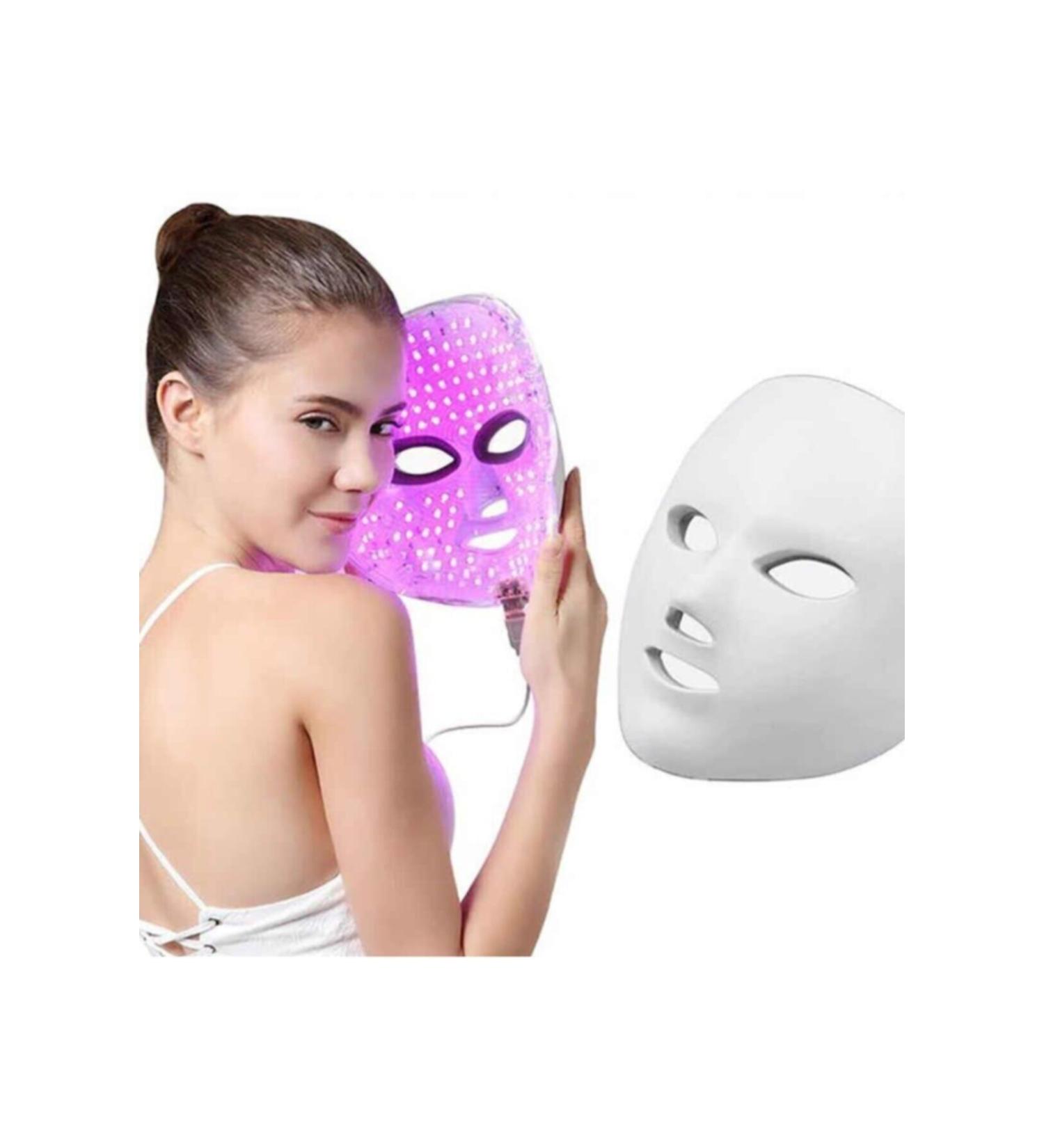 CASA VITAAA Facial Care Mask Neck Skin Rejuvenation Phototherapy Mesotherapy 7 Color LED Light - Buy Online on GoSupps.com