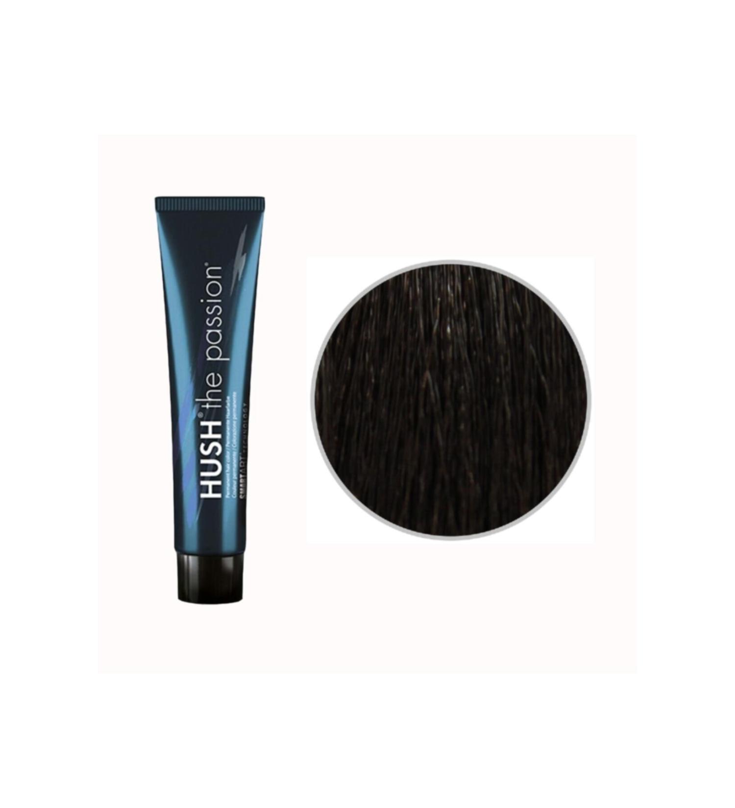 HUSH The Passion Smartart Hair Dye 1/0 (BLACK) Oxidizer-free. 60ml - Buy Online on GoSupps.com