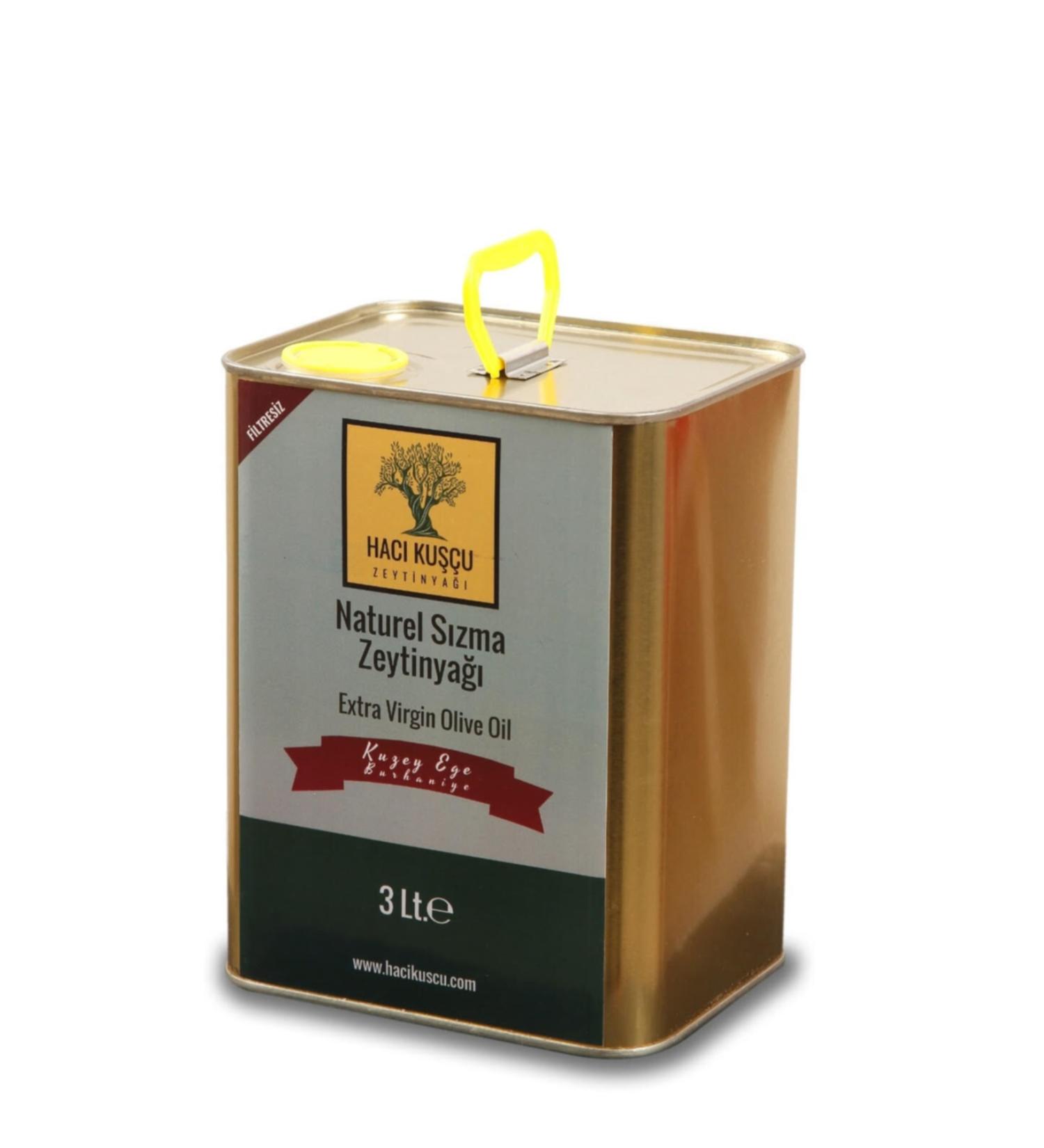 Hac Ku u Olive Oil Natural Extra Virgin Olive Oil Mature Harvest 3 Liters