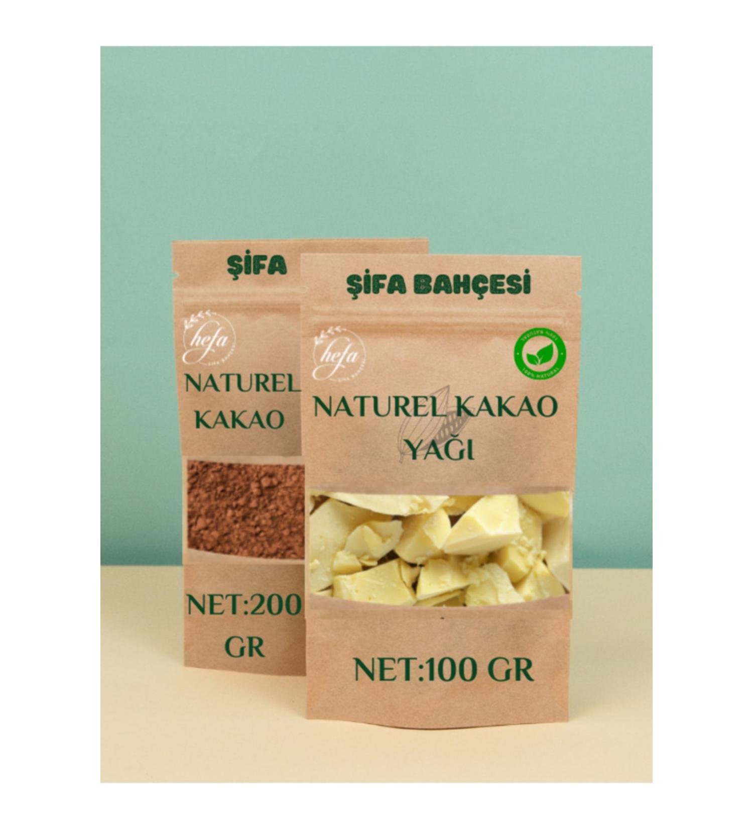 HEFA Cocoa Powder (NATURAL) 200 gr Cocoa Butter (DEODORIZED) 100 gr