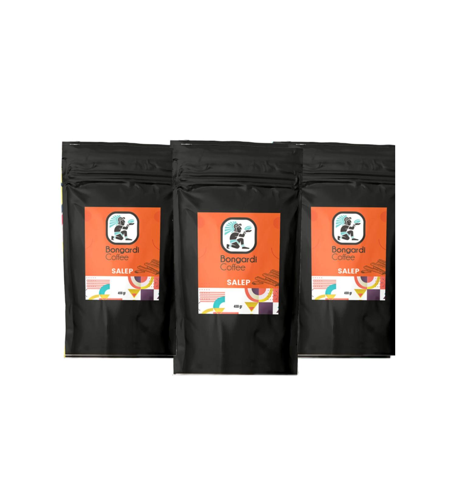 Bongardi Coffee 3x400 gr Salep Flavored Drink Powder