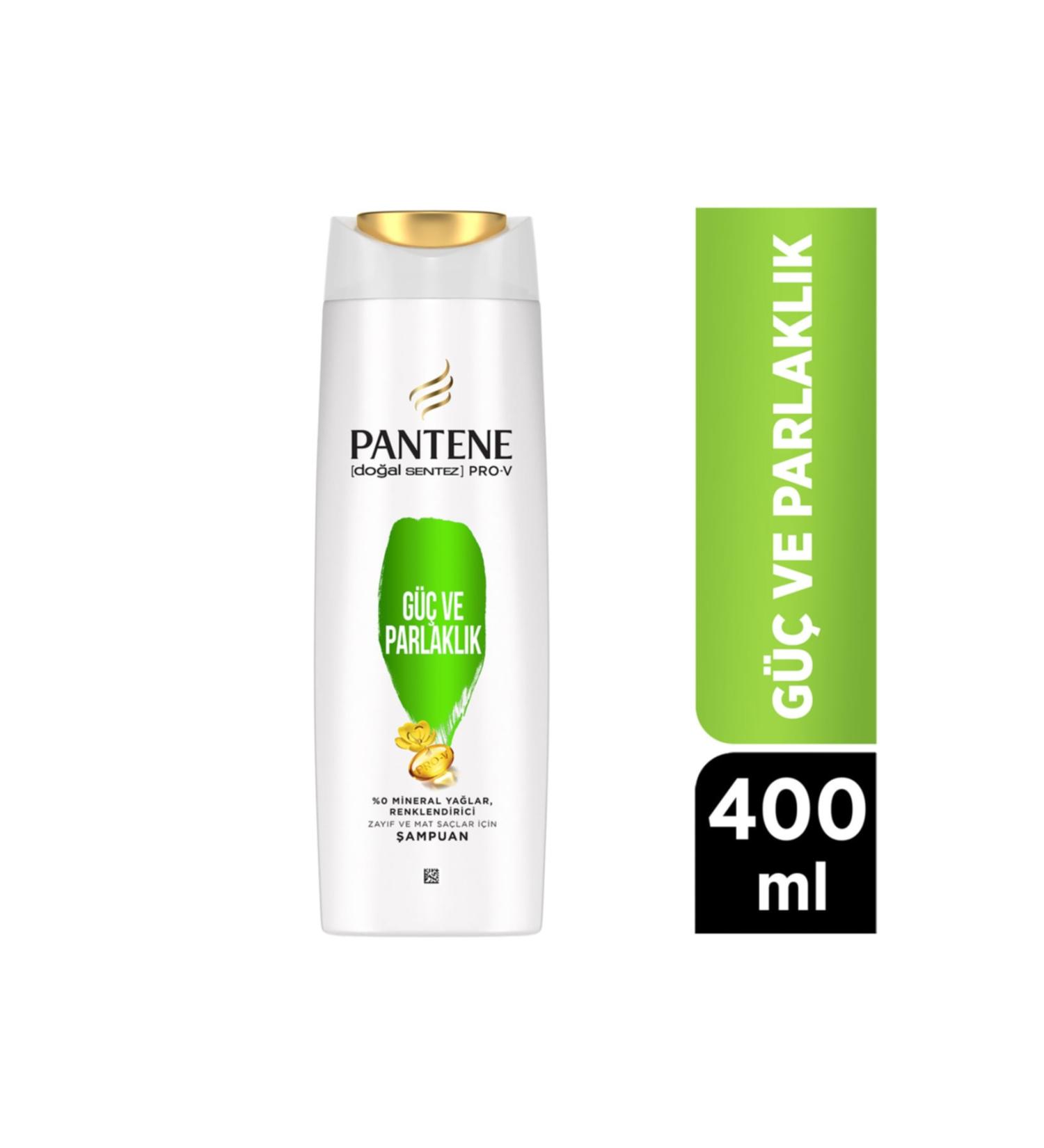 Pantene Natural Synthesis Strong Shampoo 400 Ml - Buy Online on GoSupps.com