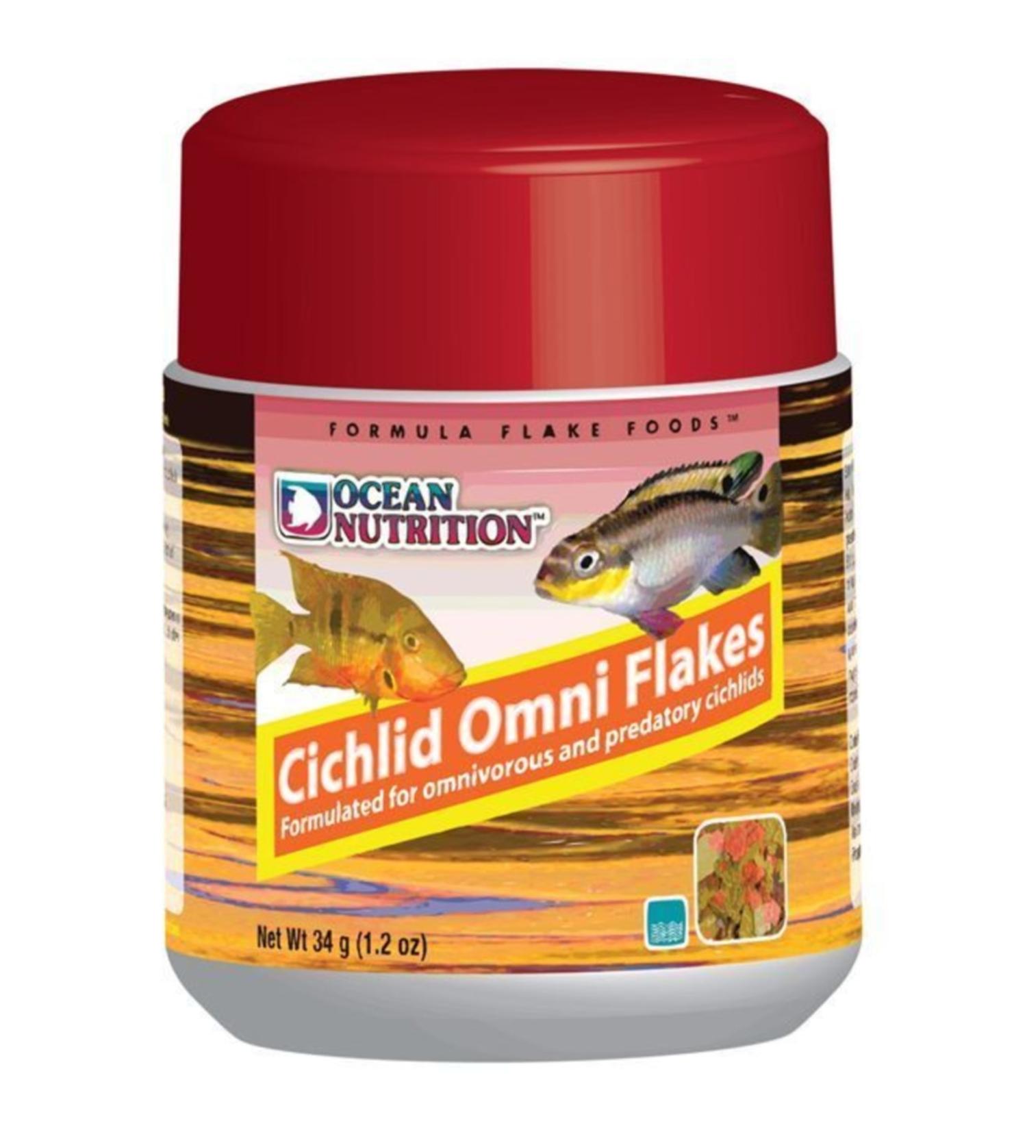Ocean Nutrition Cichlid Omni Flakes 71gr