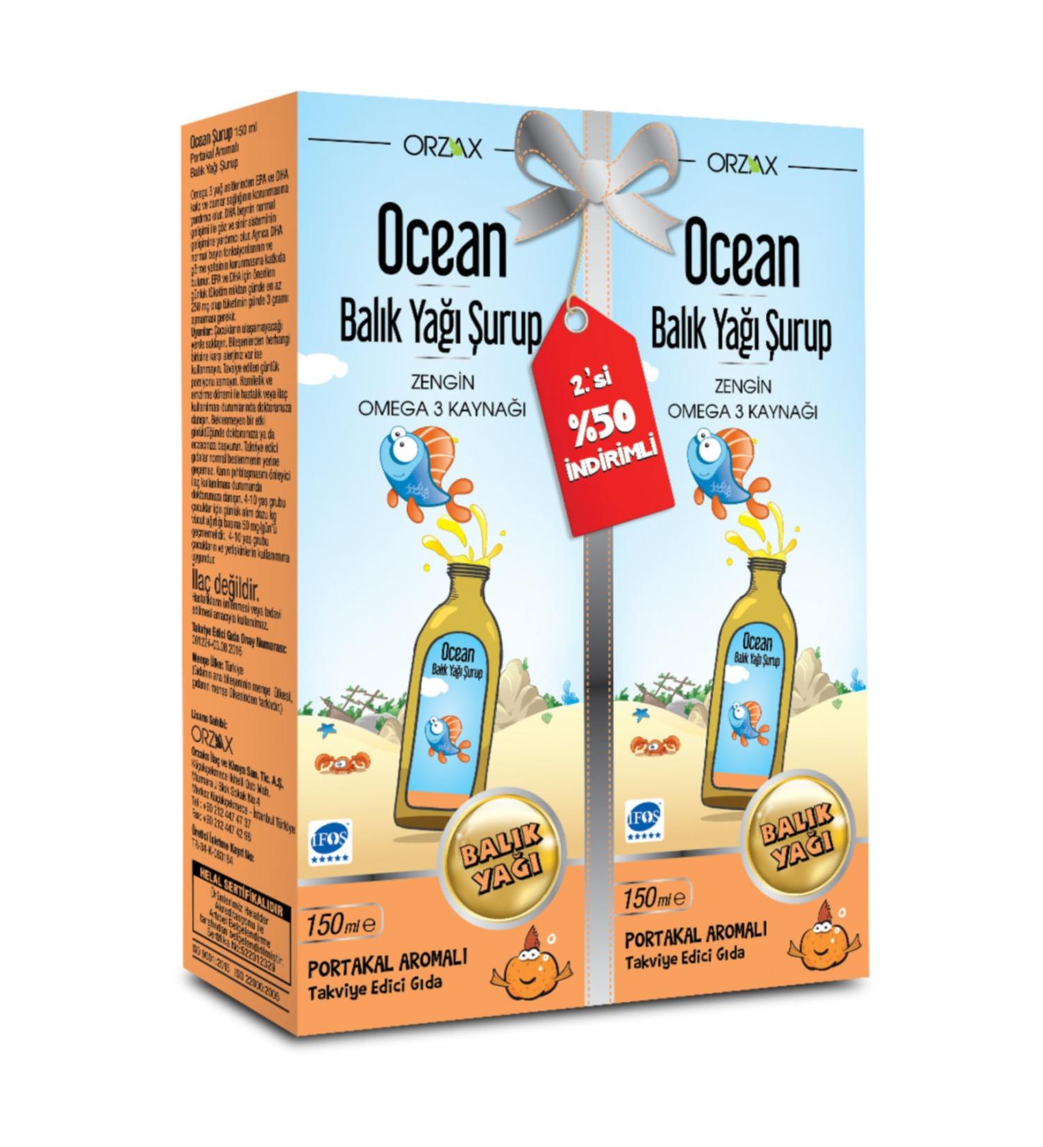 Ocean Fish Oil Syrup Orange 150ml 150ml 2nd P
