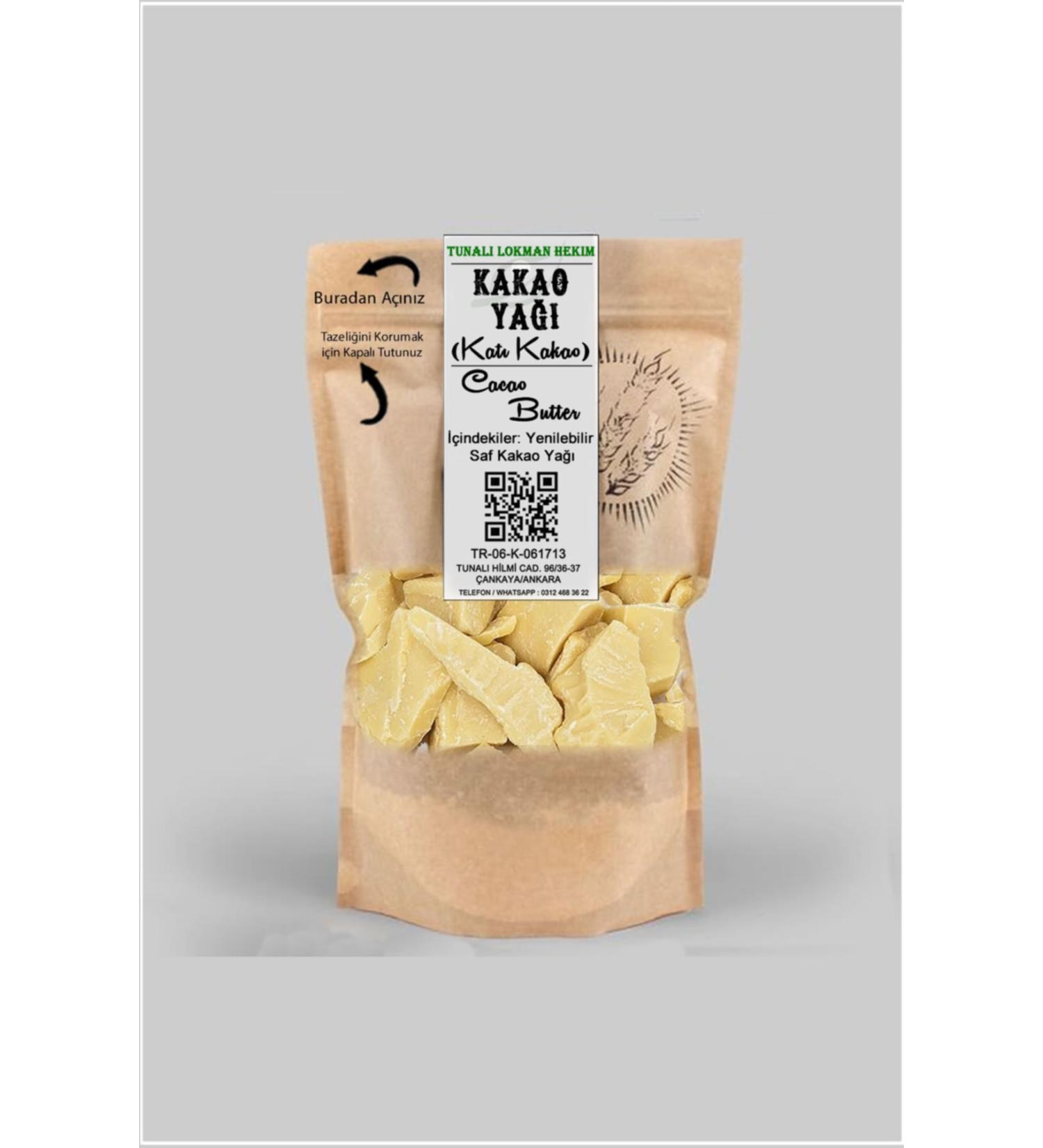 Lokman Hekim Tunali Solid Cocoa - Pure Cocoa Butter - Edible - 250 GR - Buy Online on GoSupps.com