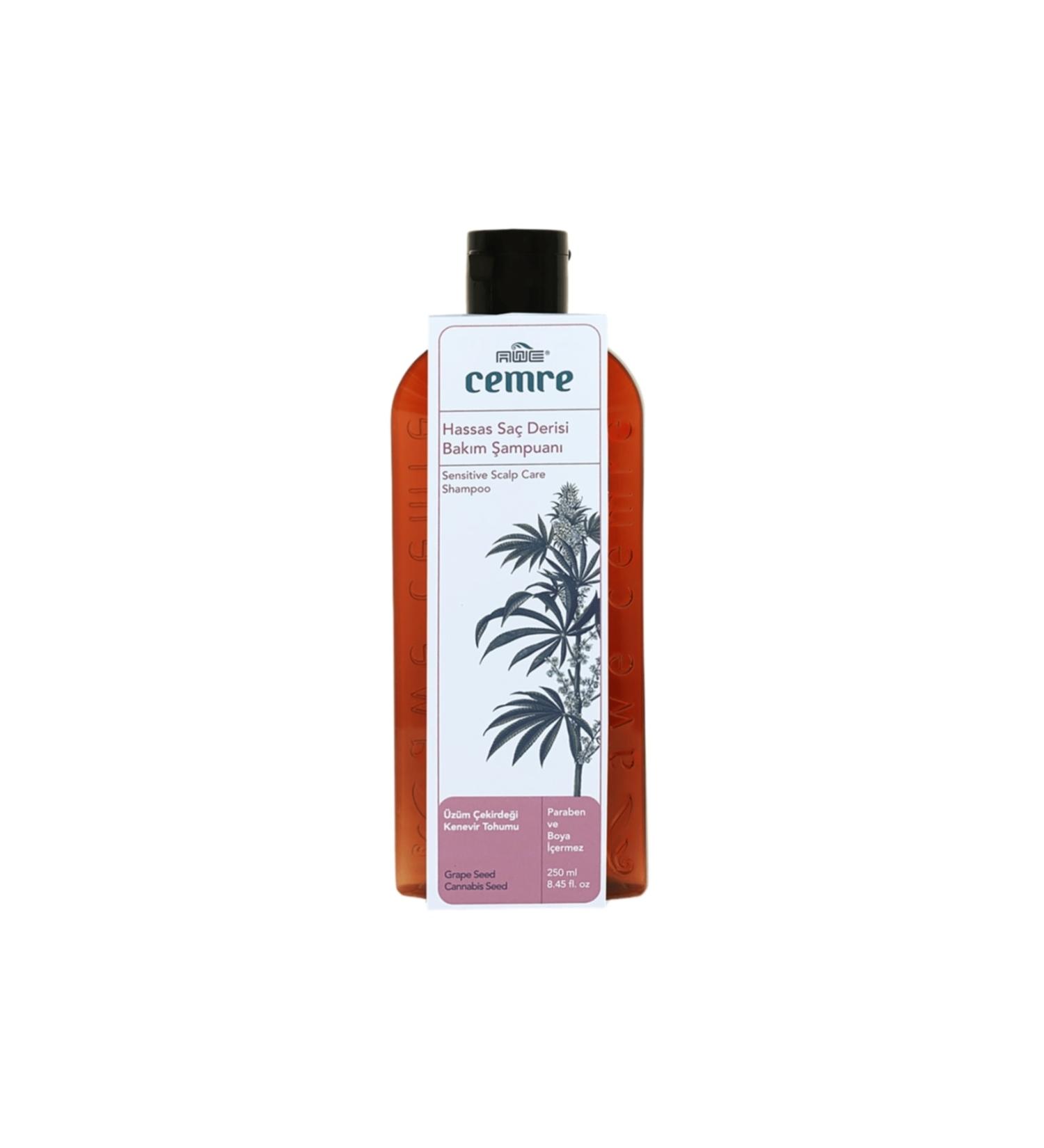 Awe Cemre Sensitive Scalp Shampoo 250 ml & Dryness Itching and Dandruff Prevention Moisturizing - Buy Online on GoSupps.com