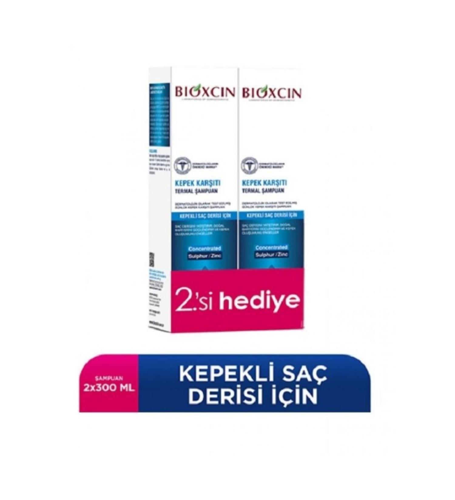 Bioxcin Aqua-thermal Anti-Dandruff Shampoo 2 Pack 300 Ml