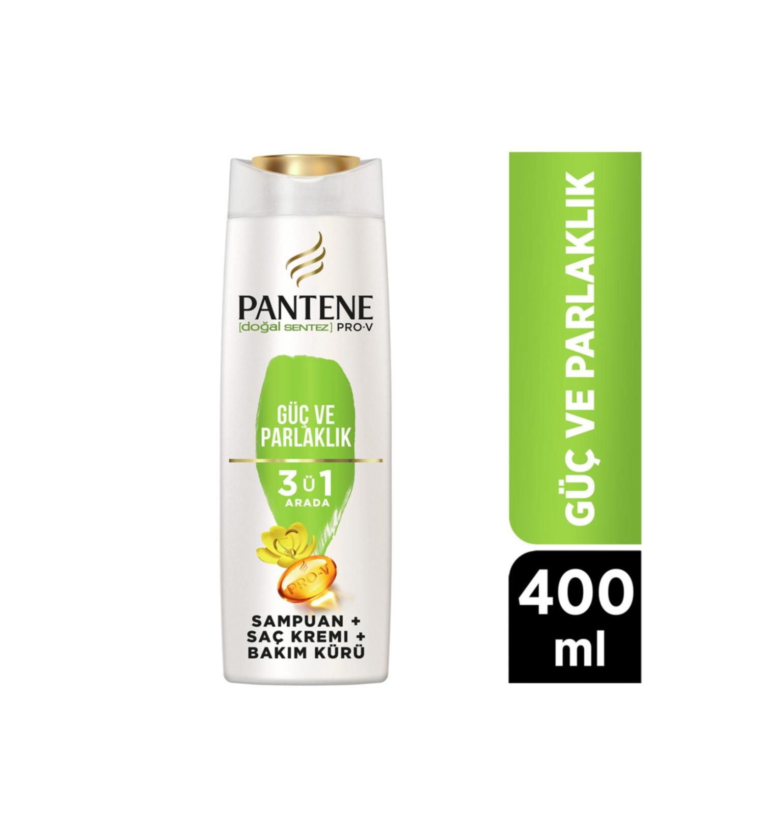 Pantene Natural Synthesis Shampoo 3 in 1 400 Ml - Buy Online on GoSupps.com