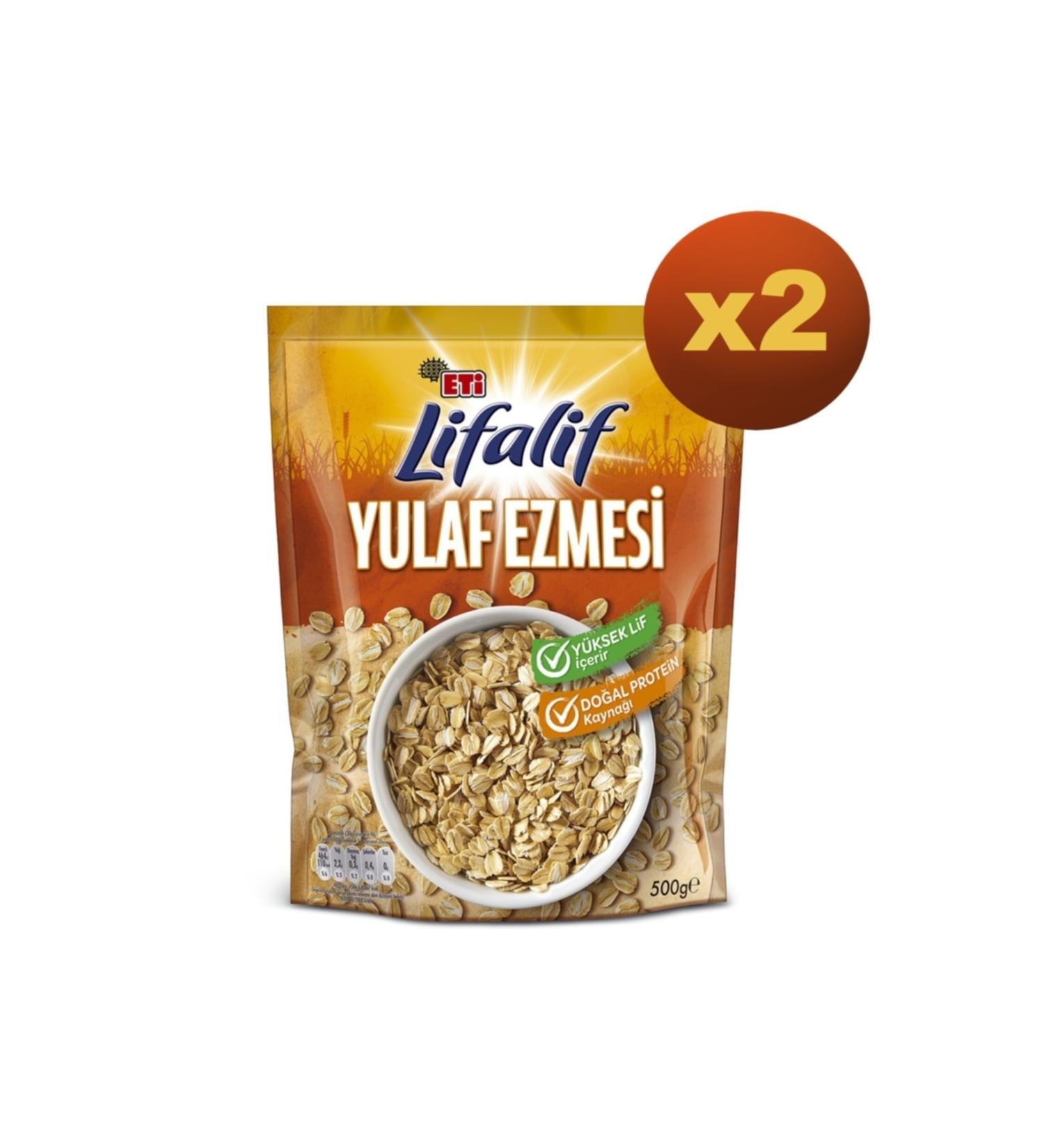 Eti Lifalif Oatmeal 500 Gr X 2 Packs