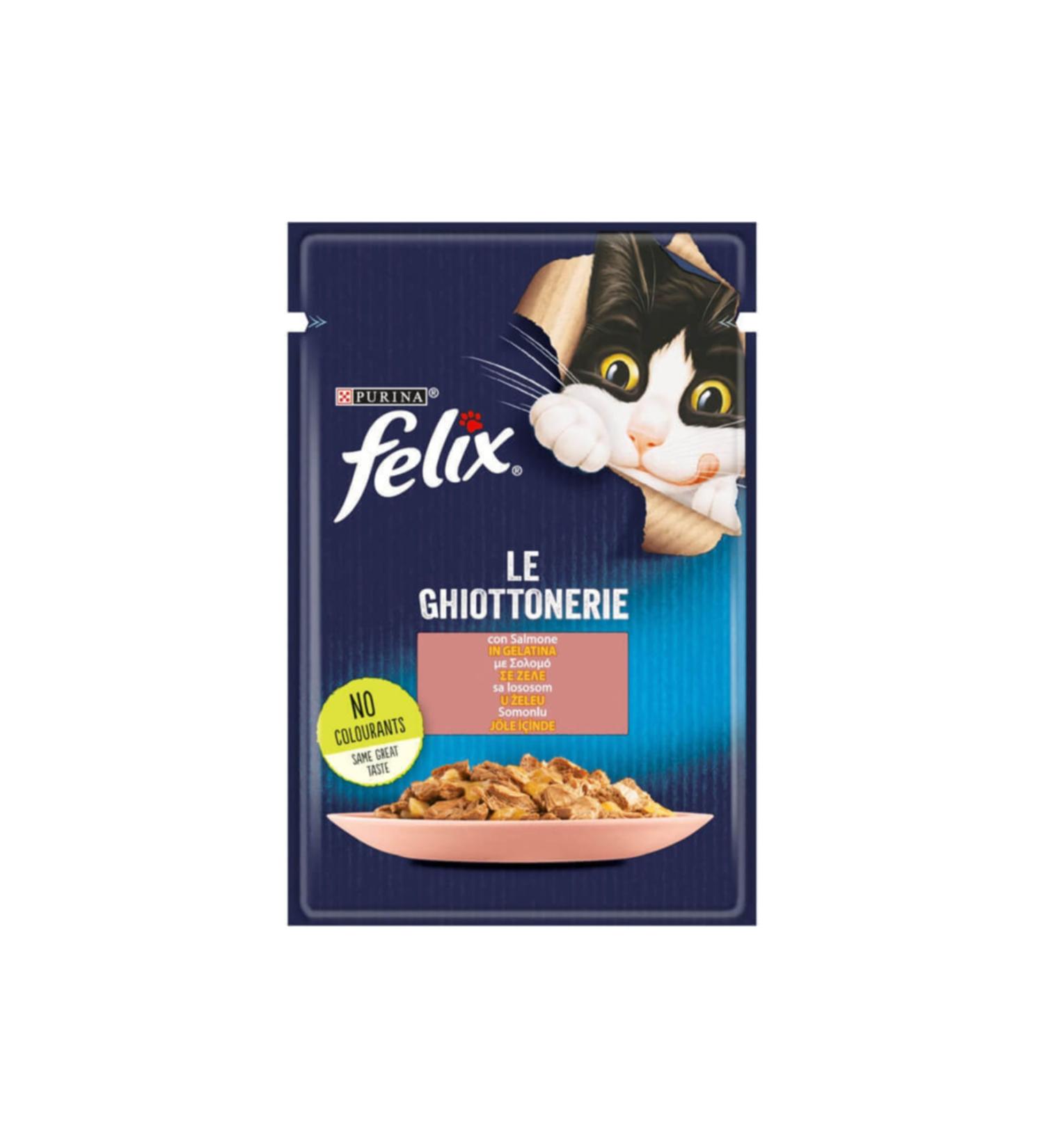 FEL X Salmon Pouch Cat Wet Food 40 X 85 g
