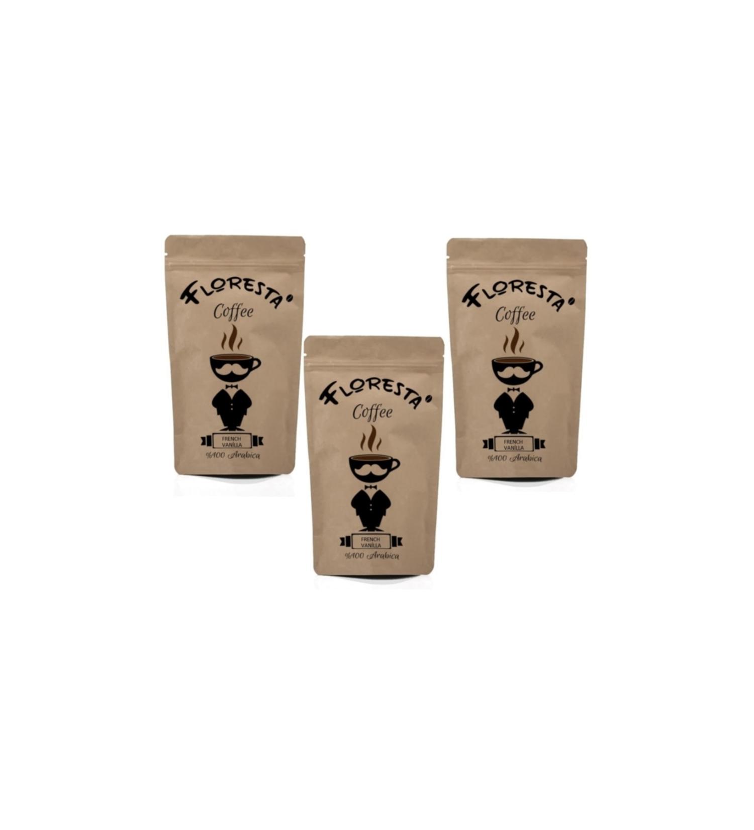 Floresta Gourmet French Vanilla Filter Coffee 3-Piece Opportunity Pack (800 Gr)