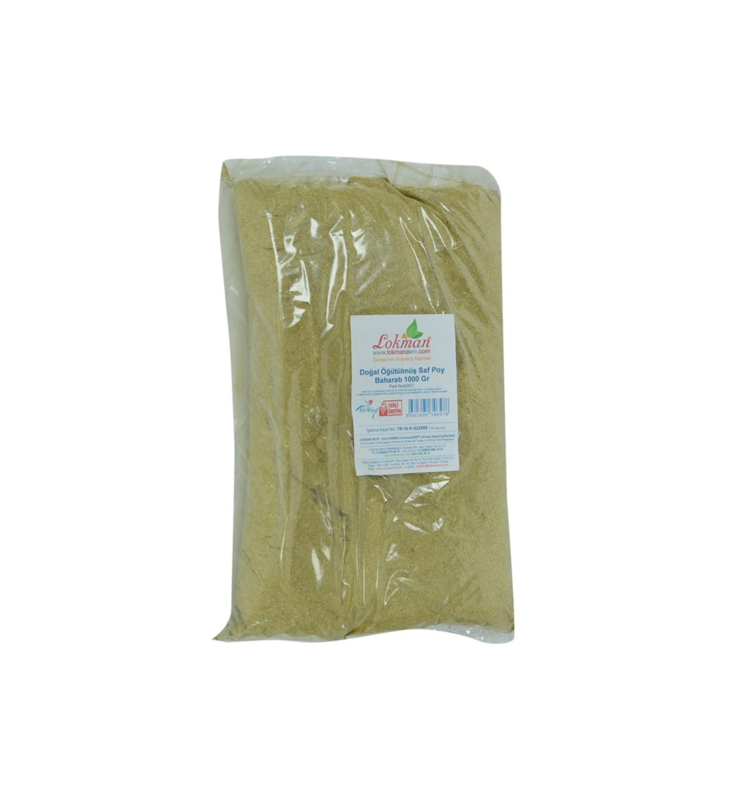 LokmanAVM Natural Ground Pure Poy Spice 1000 Gr Package