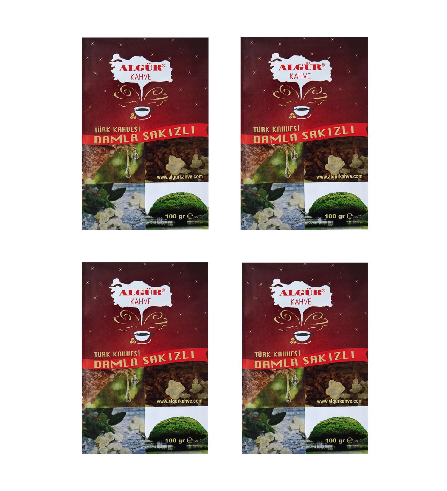 ALG R KAHVE Mastic Turkish Coffee 4 Pieces 100 Gr - Buy Online on GoSupps.com