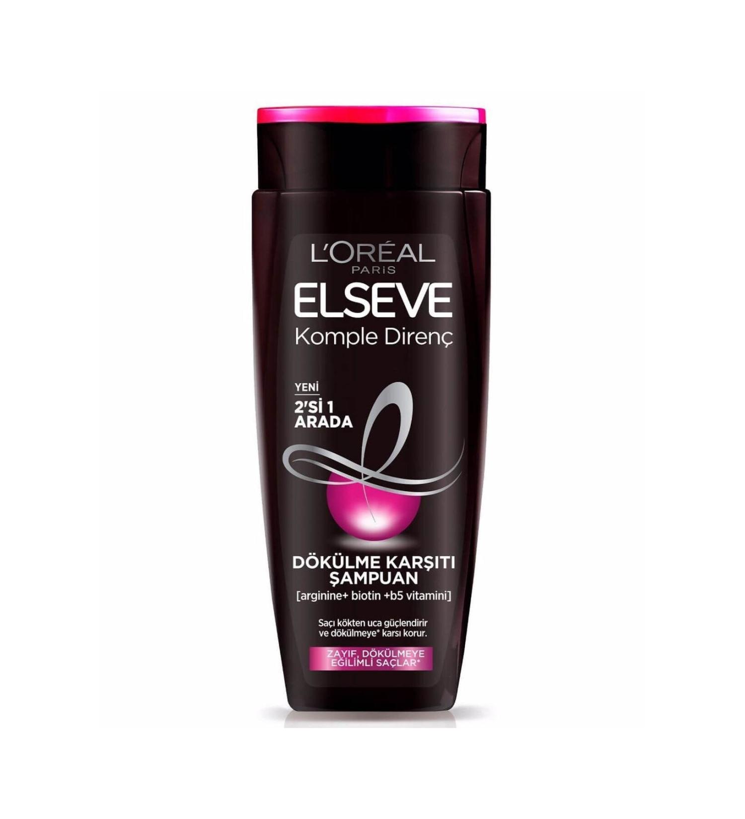 Elseve L'or al Paris Arginine Resistance X3 Anti-Hair Loss Shampoo 2 in 1 450 Ml - Buy Online on GoSupps.com