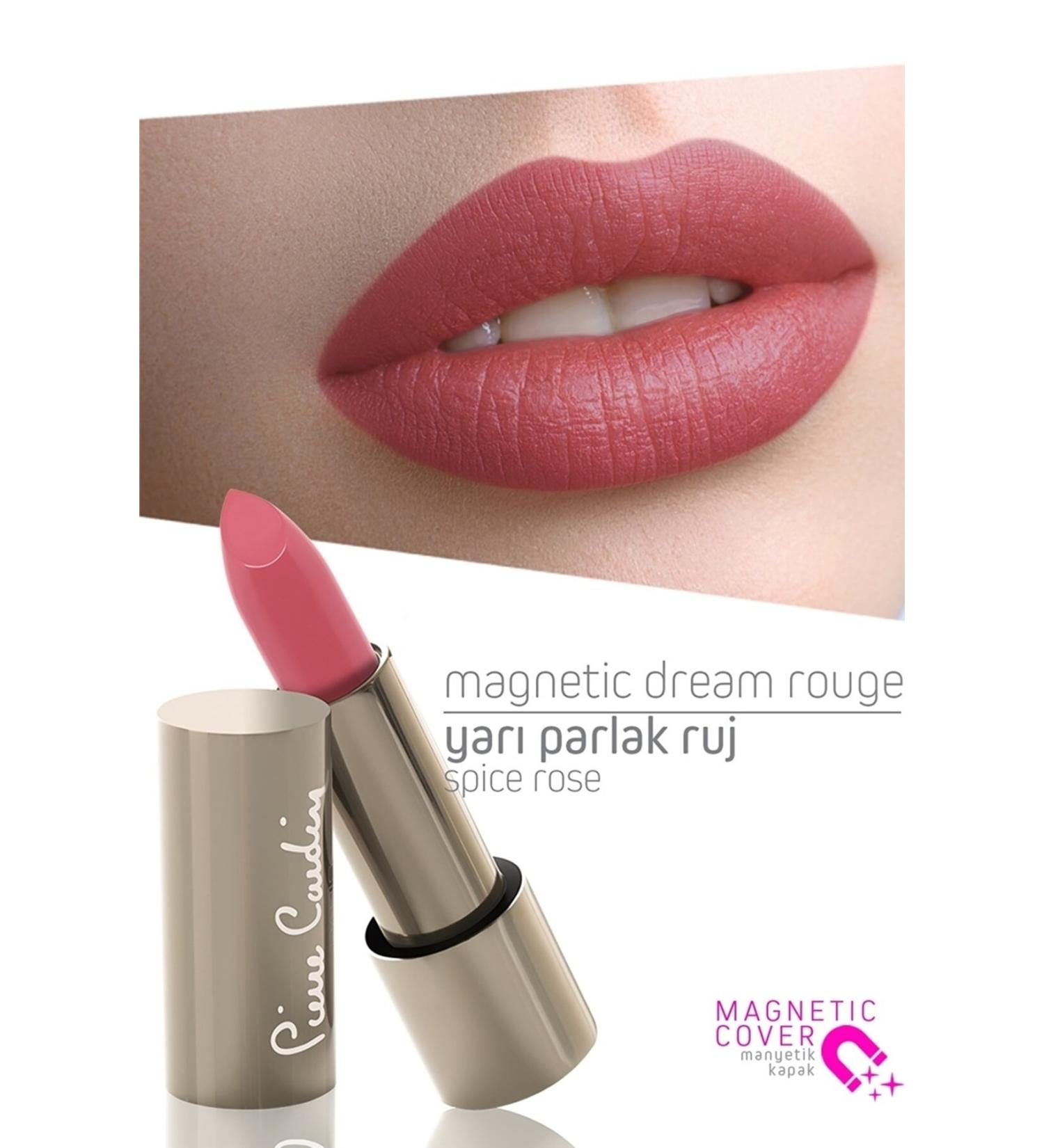 Pierre Cardin Magnetic Dream Lipstick - Spice Rose - 253 - Buy Online on GoSupps.com