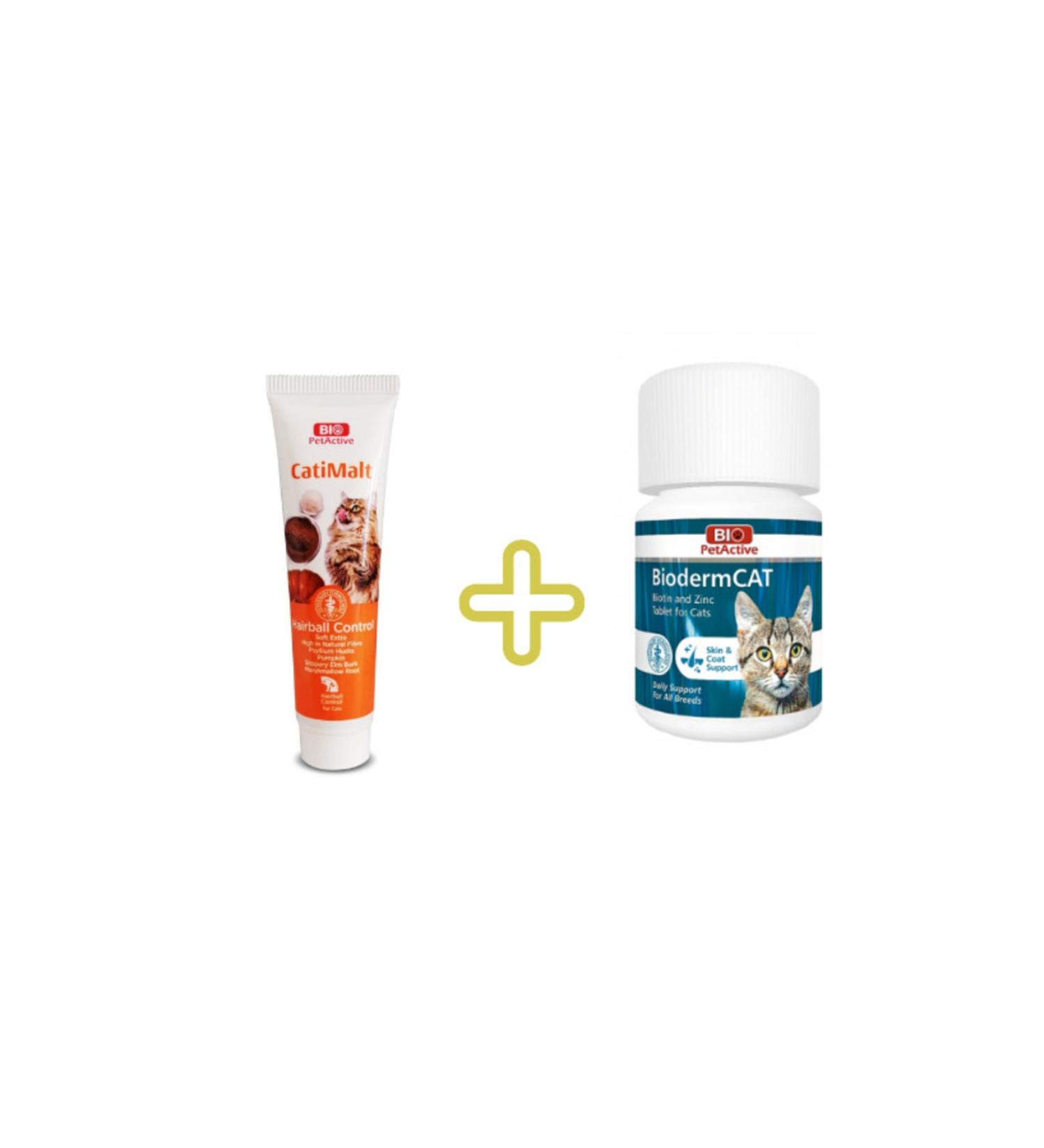 Bio PetActive Biopetactive Set(bioderm Cat+cati Malt Paste) - Buy Online on GoSupps.com