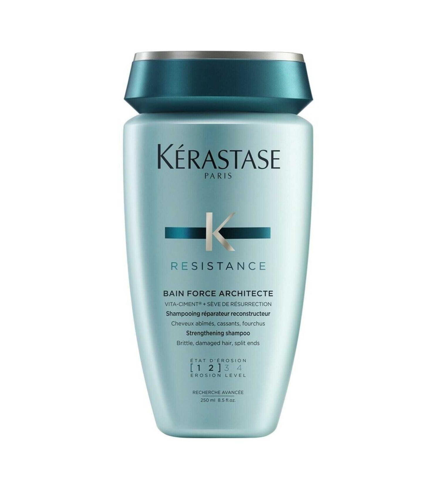 Kerastase Damaged Hair Shampoo (Wear Level 1-2) - Bain Force Architecte 250 Ml 3474636397945