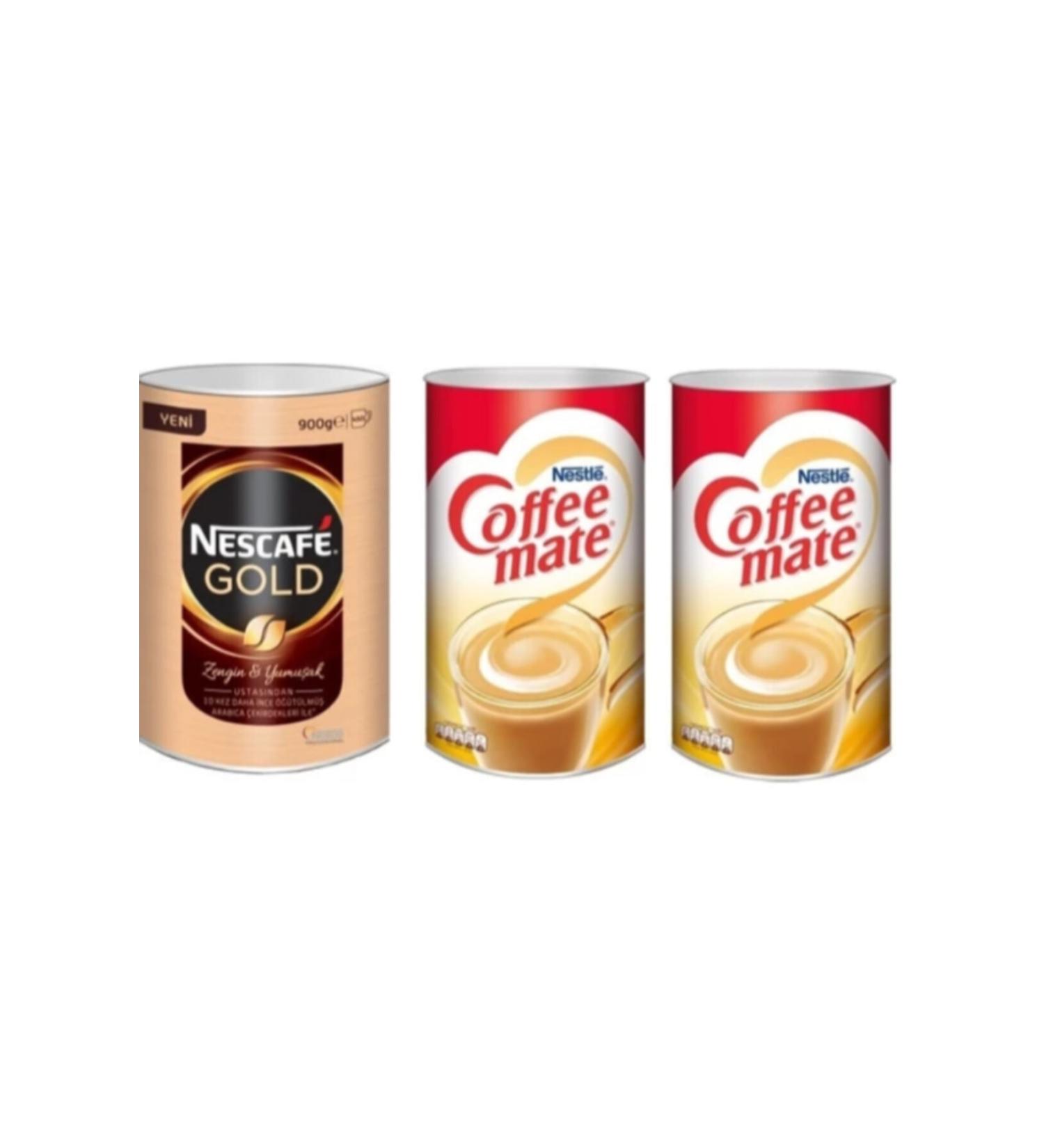 Nescafe Gold 900 gr and Coffee Mate Coffee Creamer 2000 gr x 2