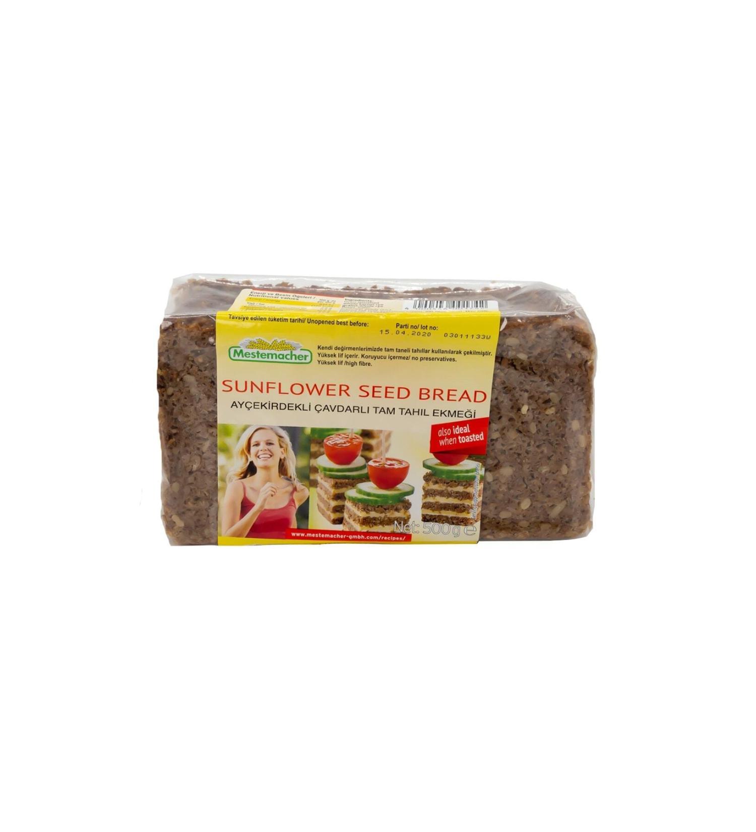 Mestemacher Sunflower Seed Rye Whole Grain Bread 500 Gr