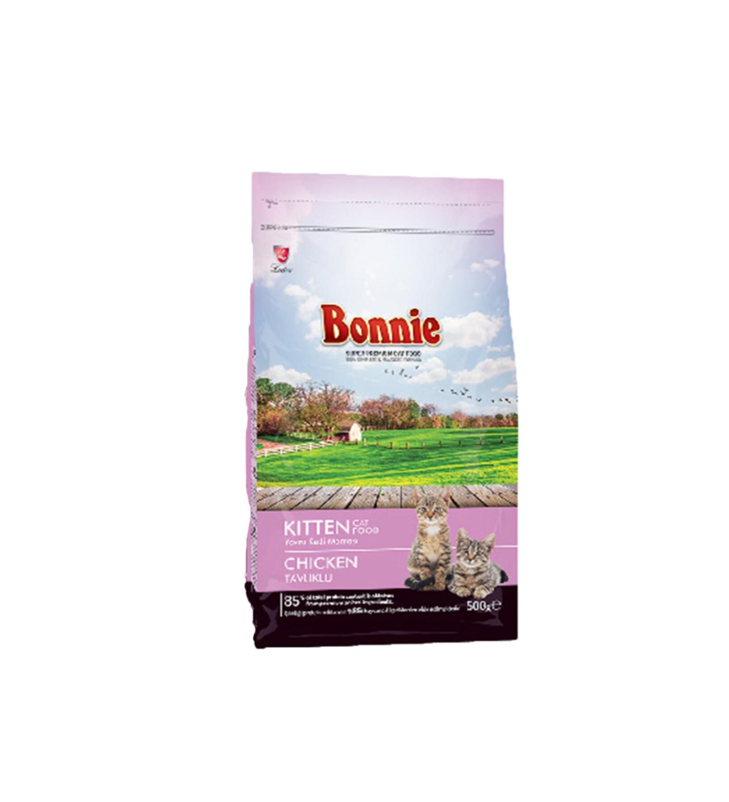 Bonnie Cat Food 500 Gr (kitten) Chicken 6 Packs