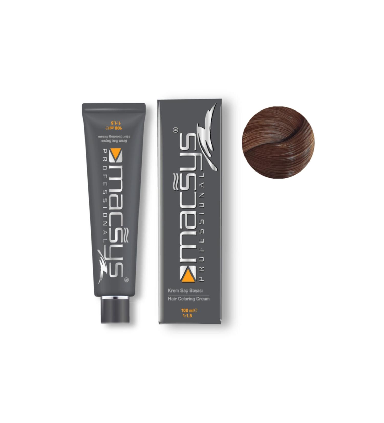 MACSYS 100 ml Professional Hair Dye No: 6.8 Light Chestnut - Oxidizer-Free